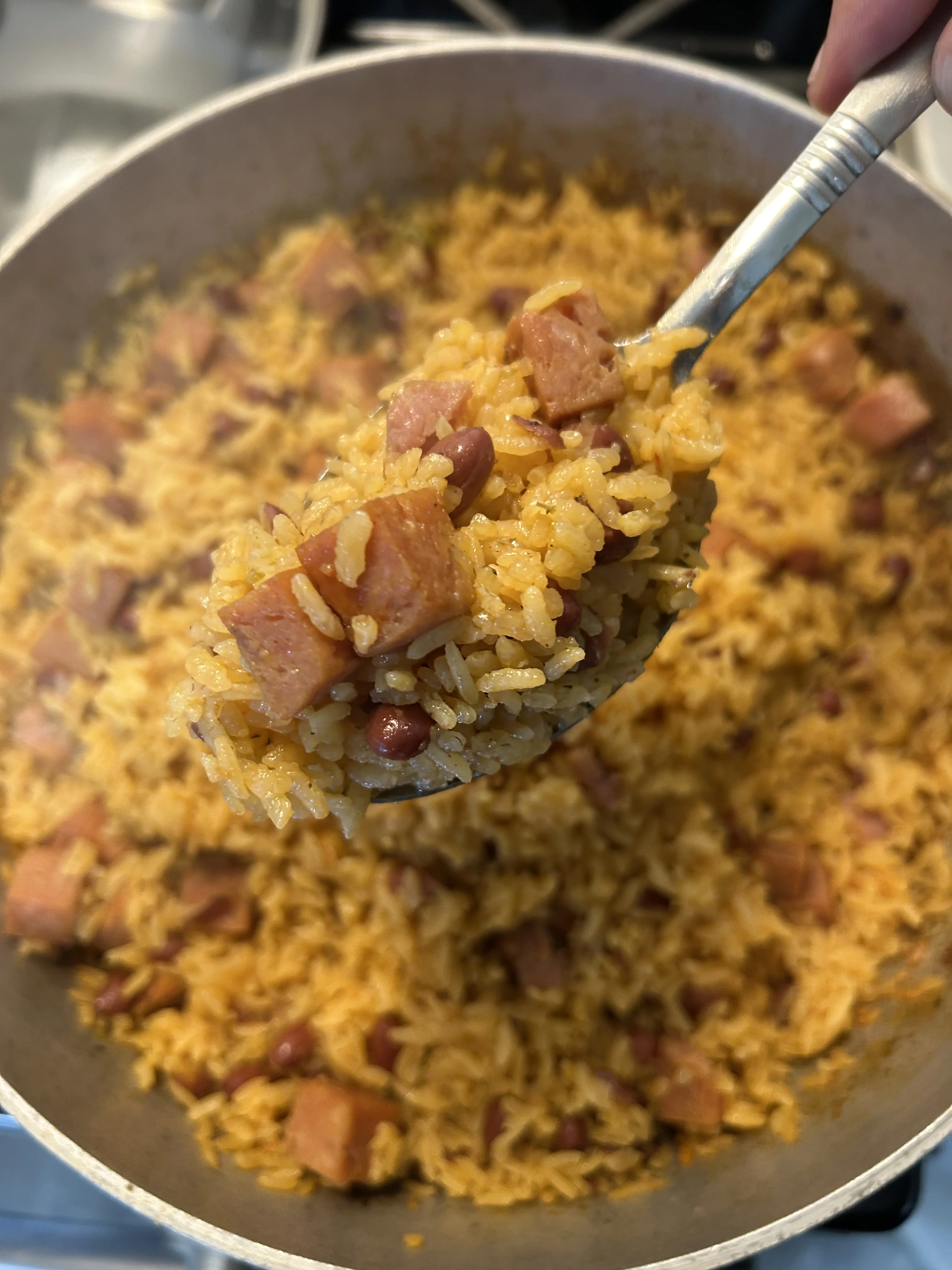 arroz-con-habichuelas-y-jamonilla
