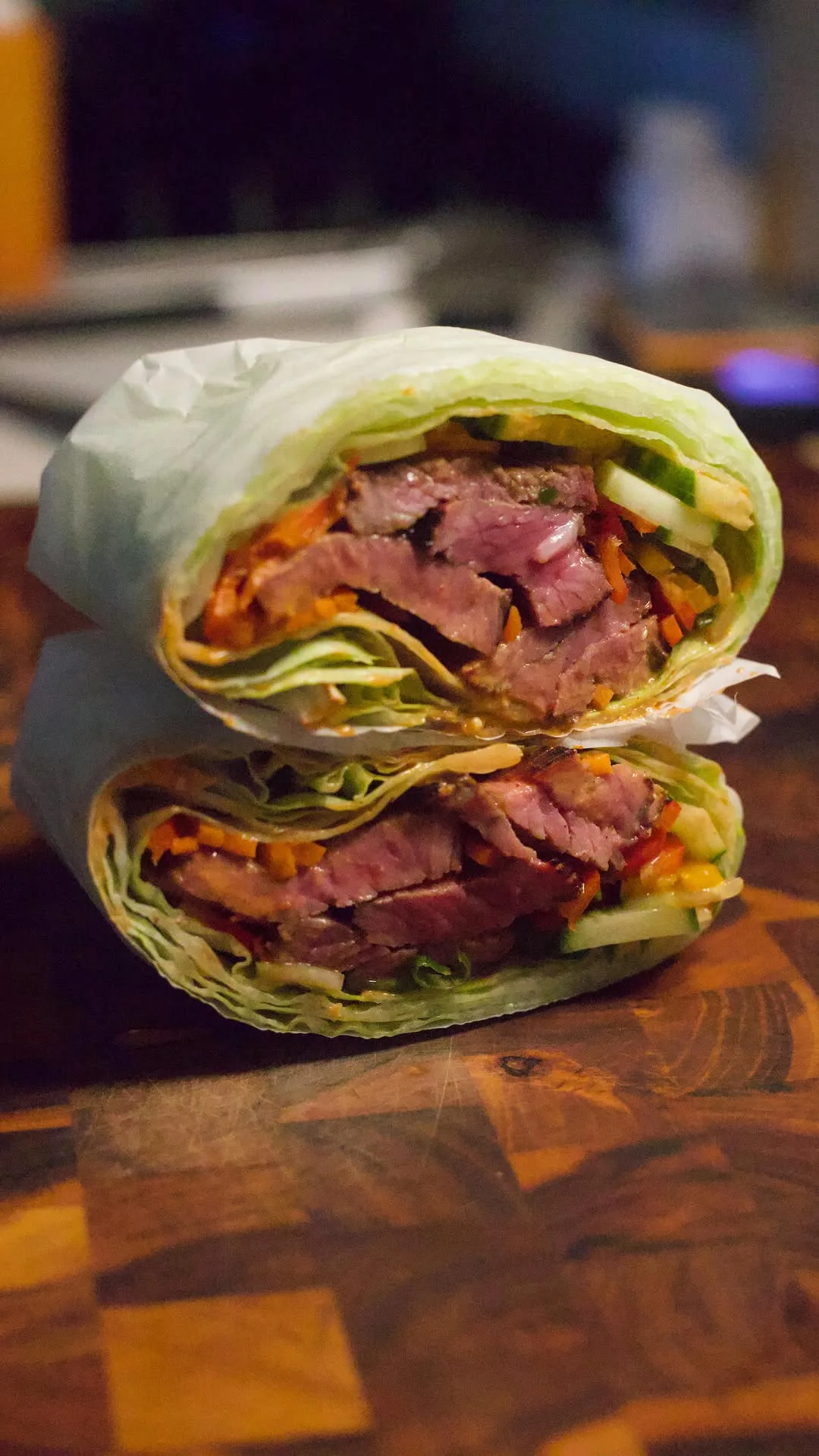 tri-tip-lettuce-wraps