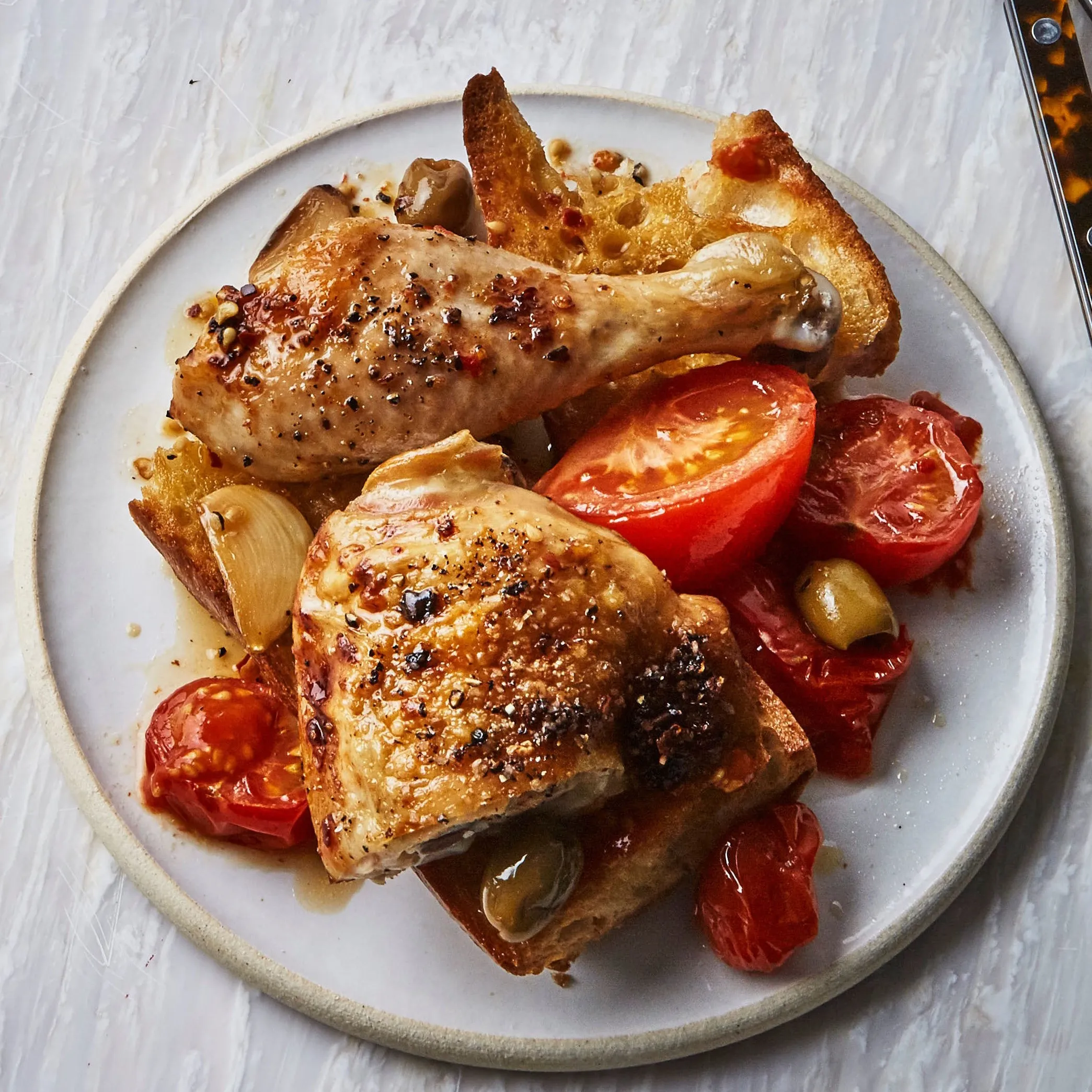 pmdd:one-pan-mediterranean-chicken-and-veggie-bake