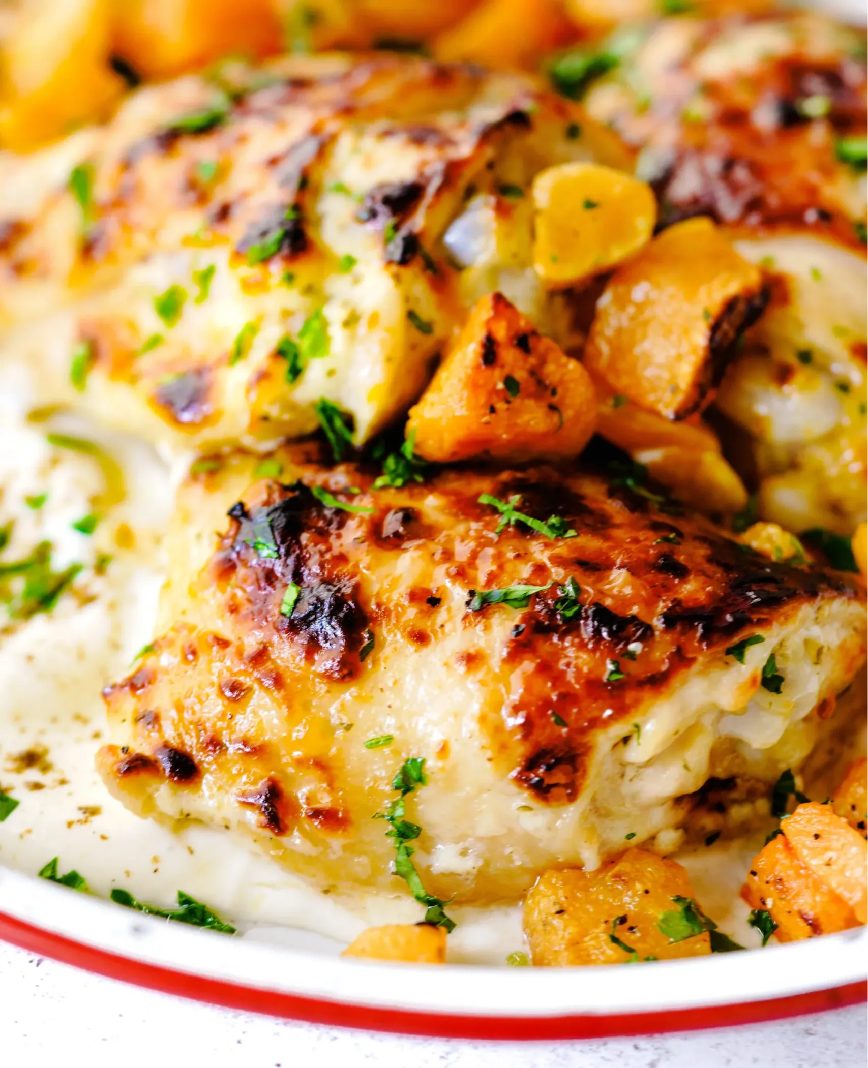 gerd:-roasted-chicken-thighs-with-butternut-squash-and-spinach