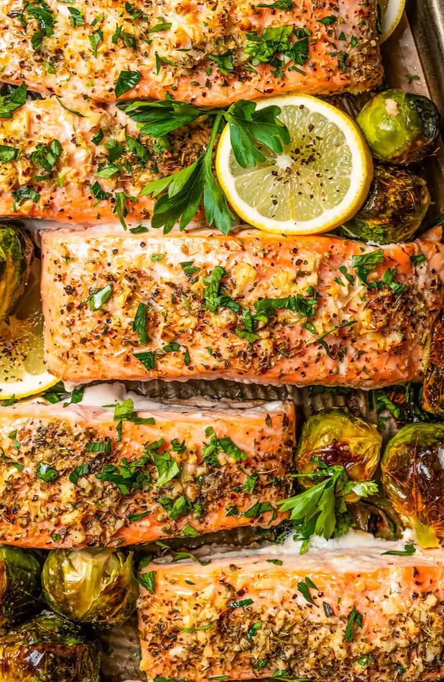 lupus:-grilled-lemon-herb-salmon-with-quinoa-and-steamed-broccolini