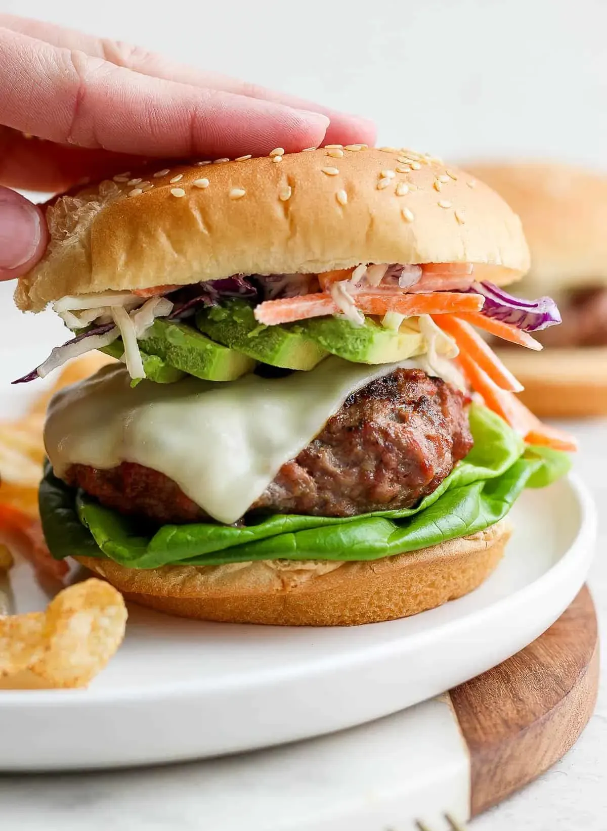 eczemapsoriasis:-bison-or-turkey-burgers-with-avocado-slaw-and-roasted-carrots