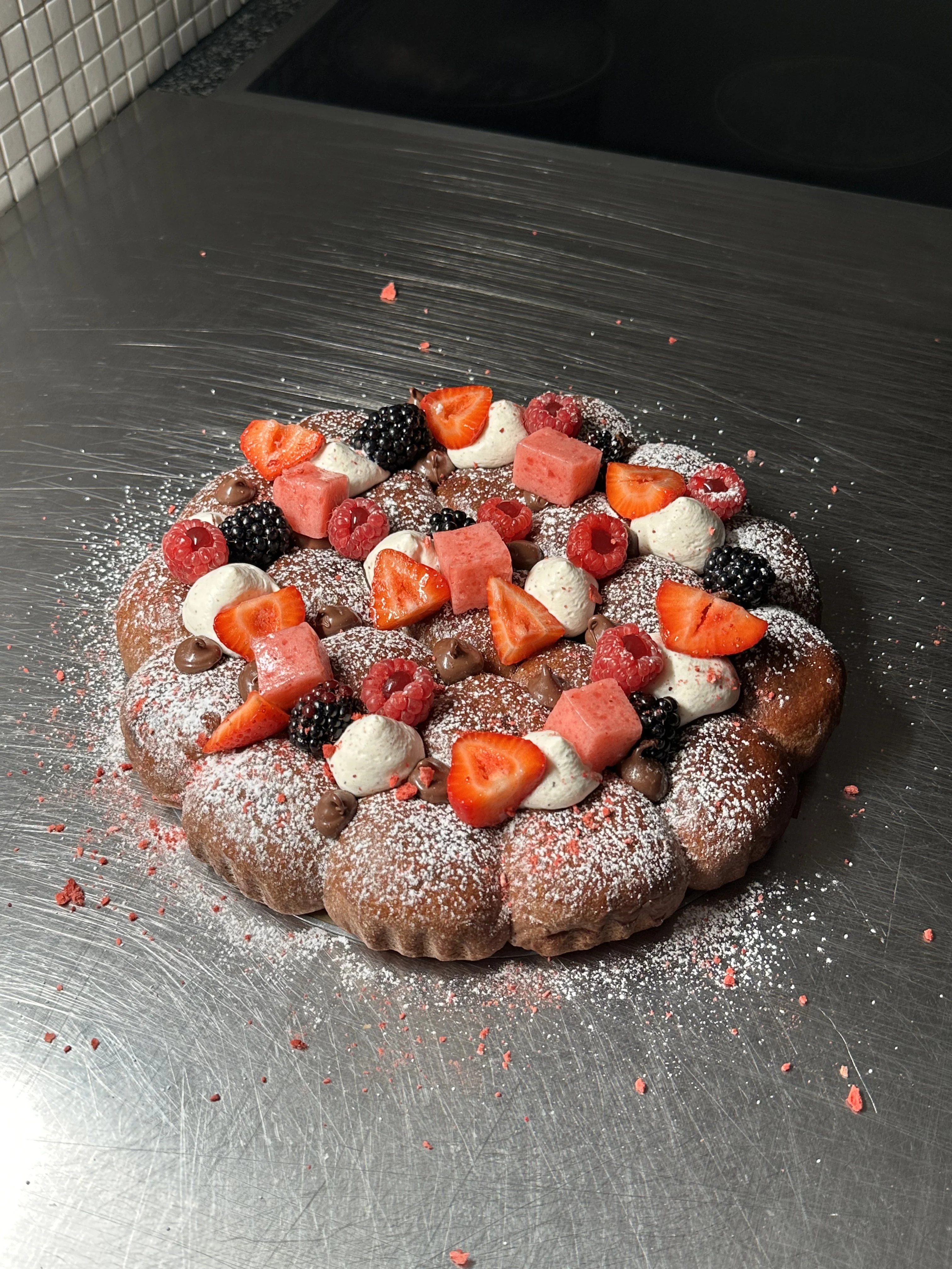 chocolate-brioche-fruit-tart