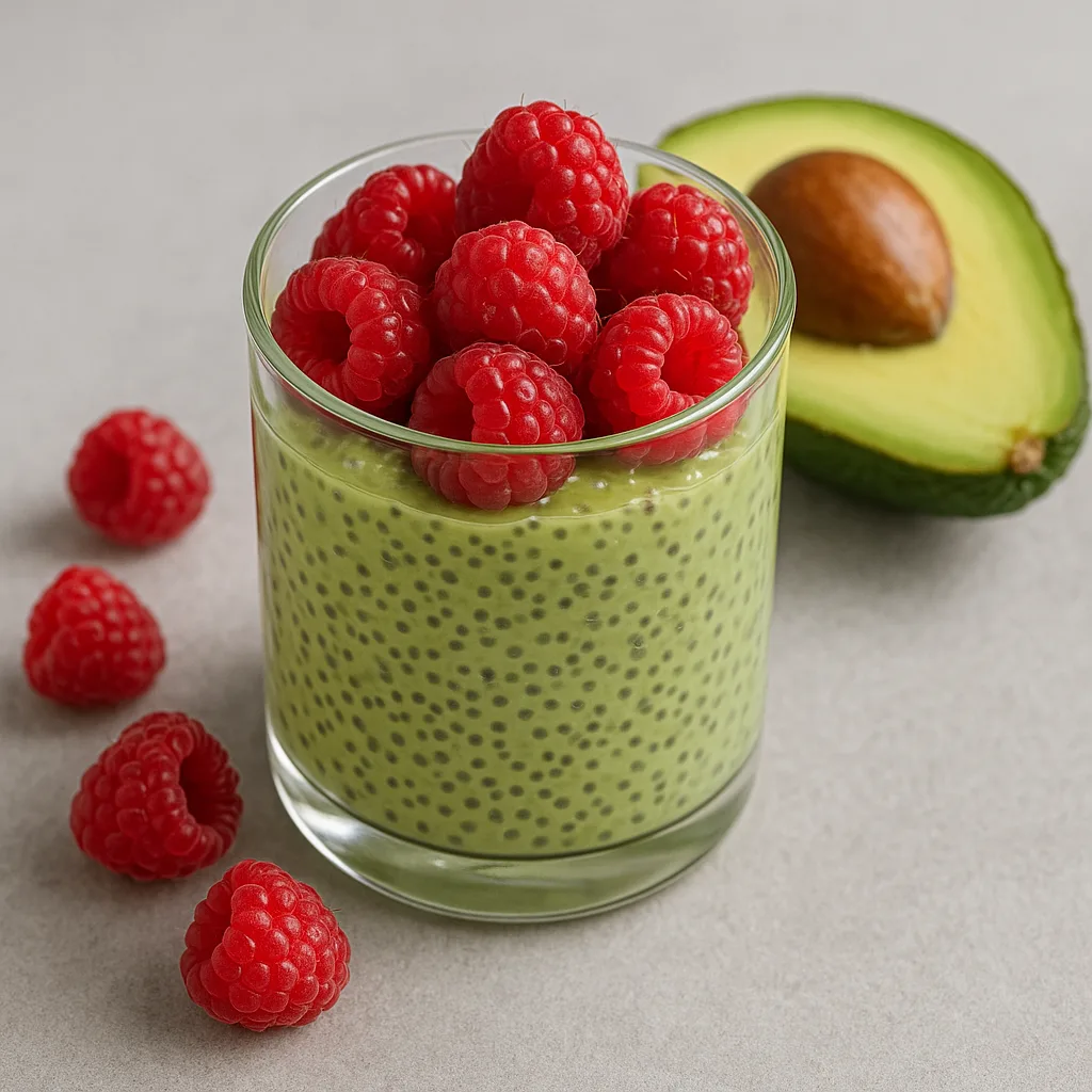 type-2-diabetes:-avocado-chia-pudding-with-berries
