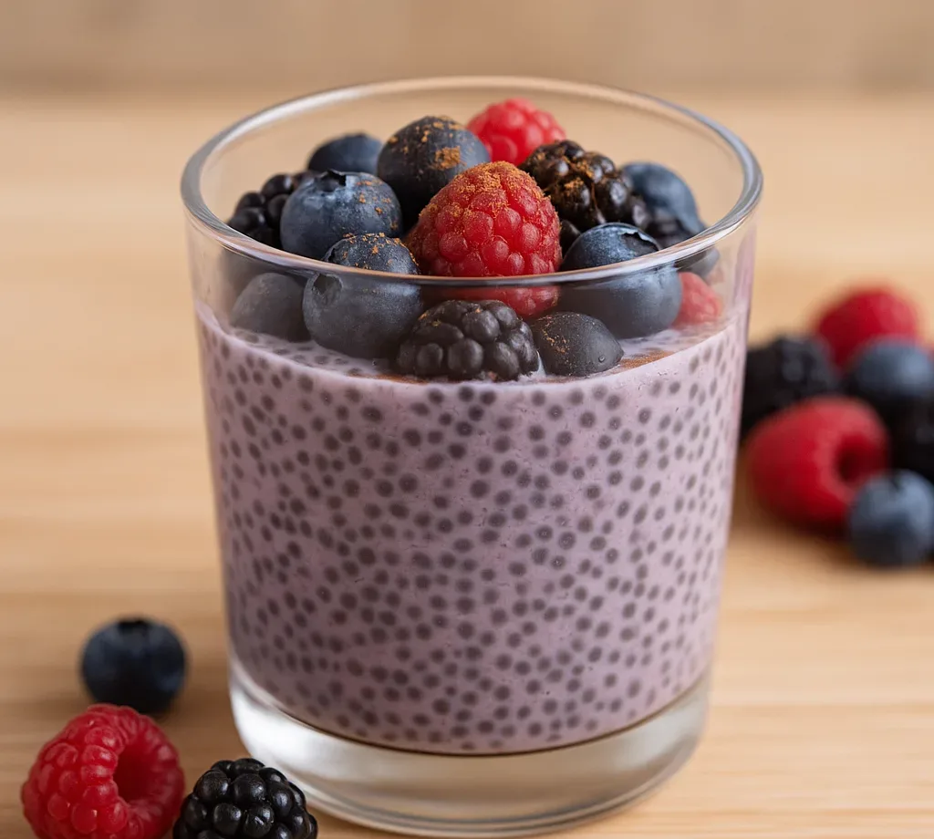 graves'-disease:-coconut-berry-chia-pudding