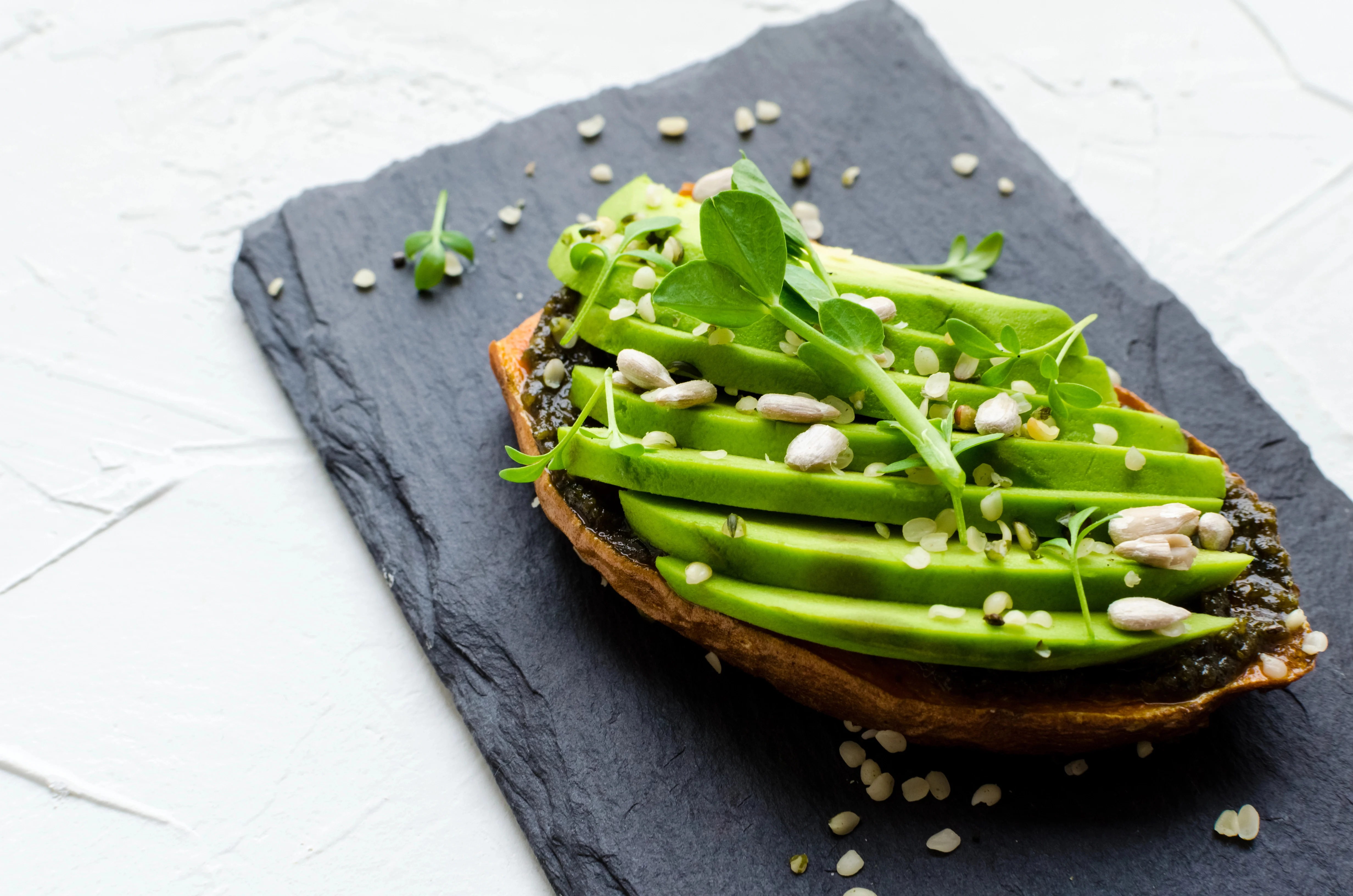 high-cholesterol:-avocado-sweet-potato-toast