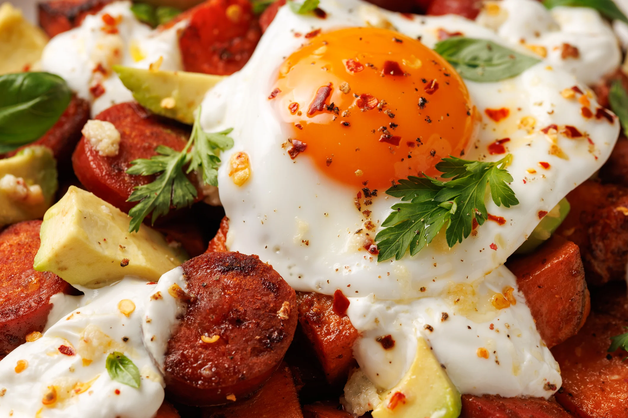 anti-inflammatory-(kid-friendly):-sweet-potato-apple-hash-with-turkey-sausage