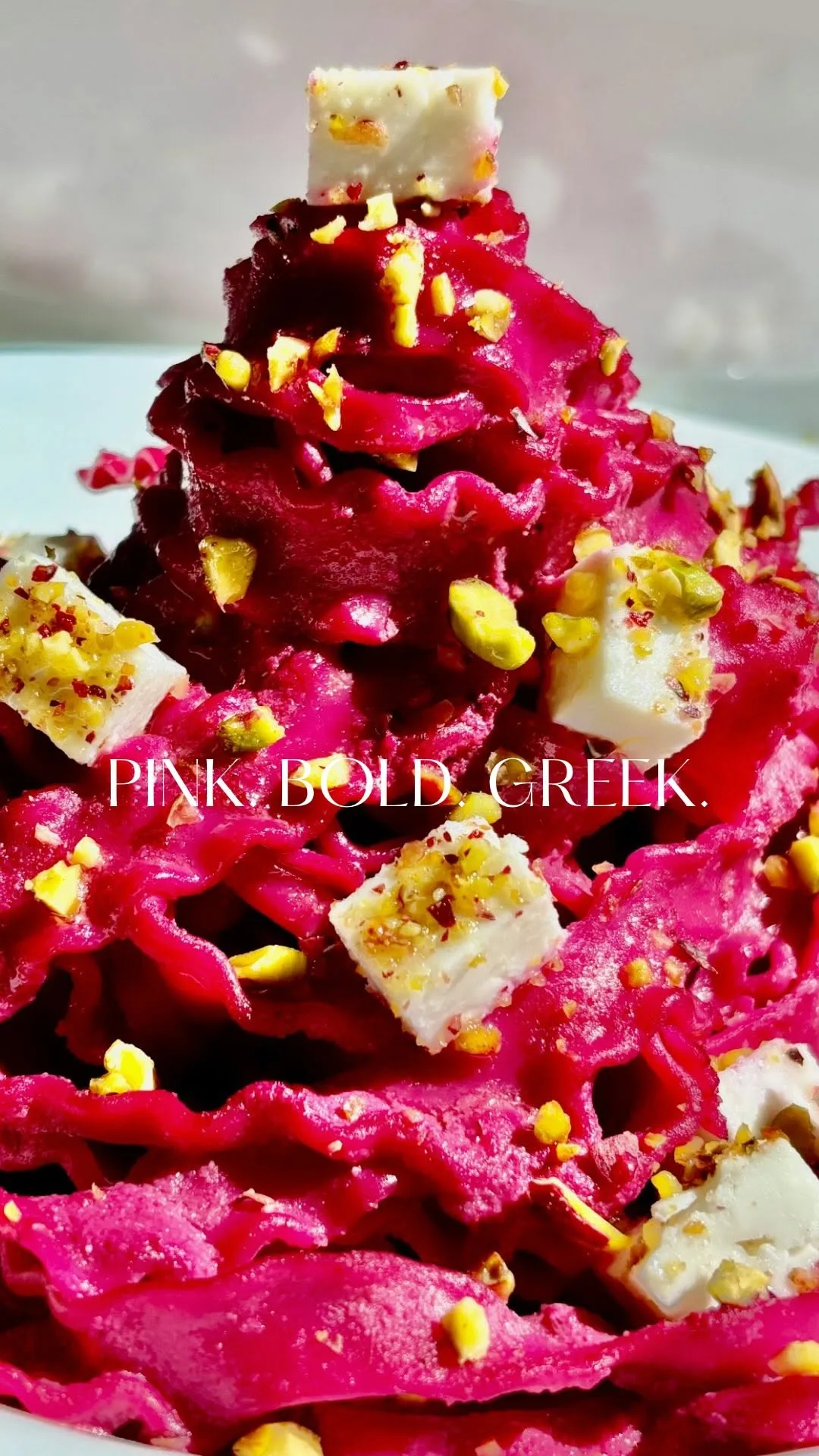 beet-mafaldine-with-feta-and-pistachios