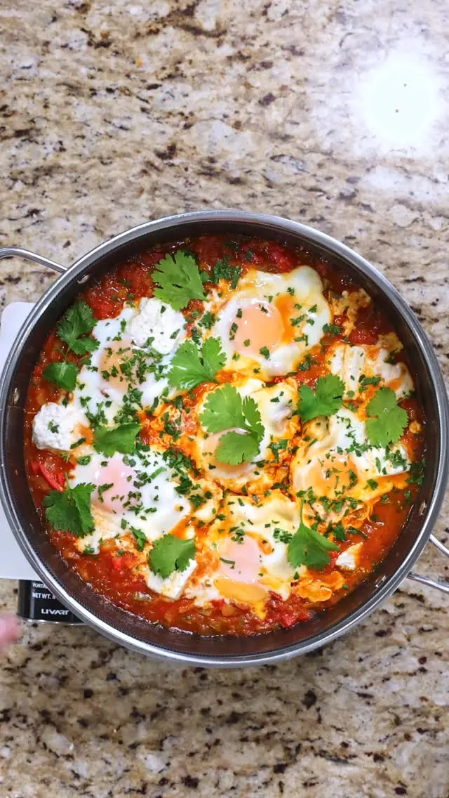 shakshuka-with-whole-tomatoes-boursin-and-fresh-herbs