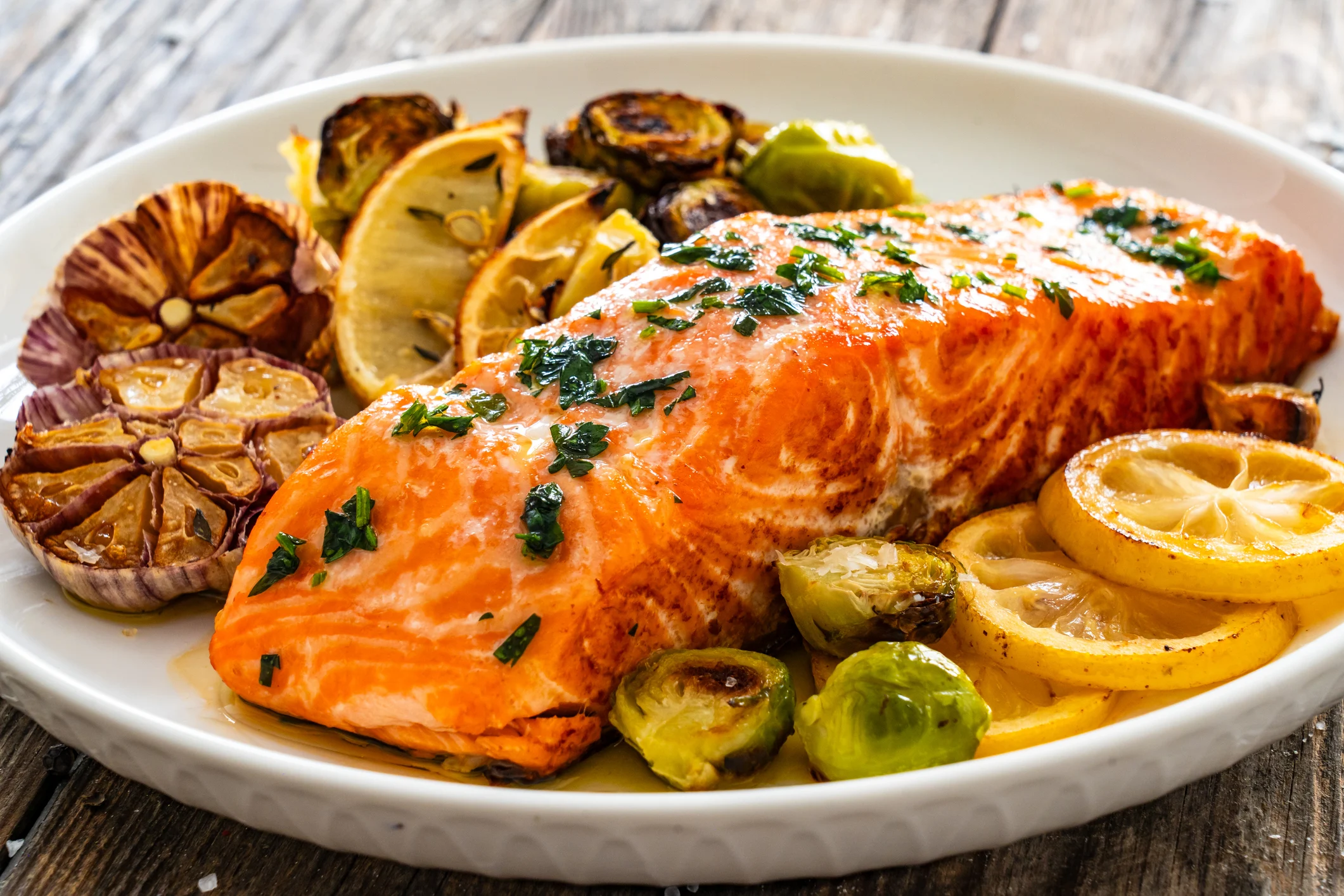 maple-roasted-salmon-with-butternut-squash-and-brussels-sprouts