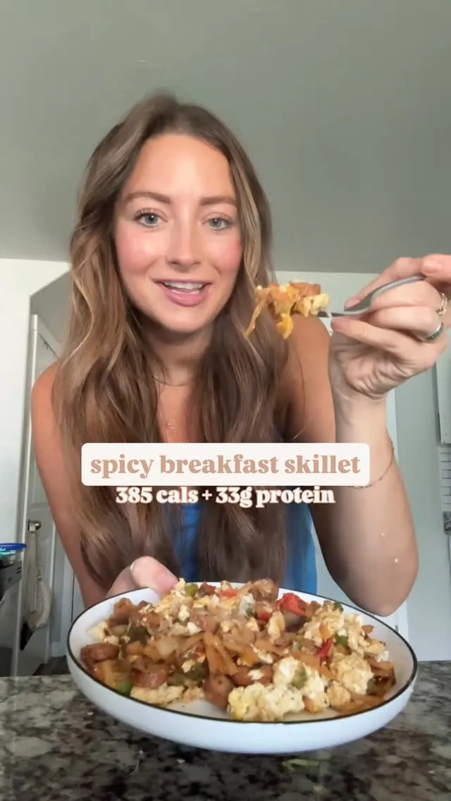 spicy-chicken-sausage-hashbrown-skillet
