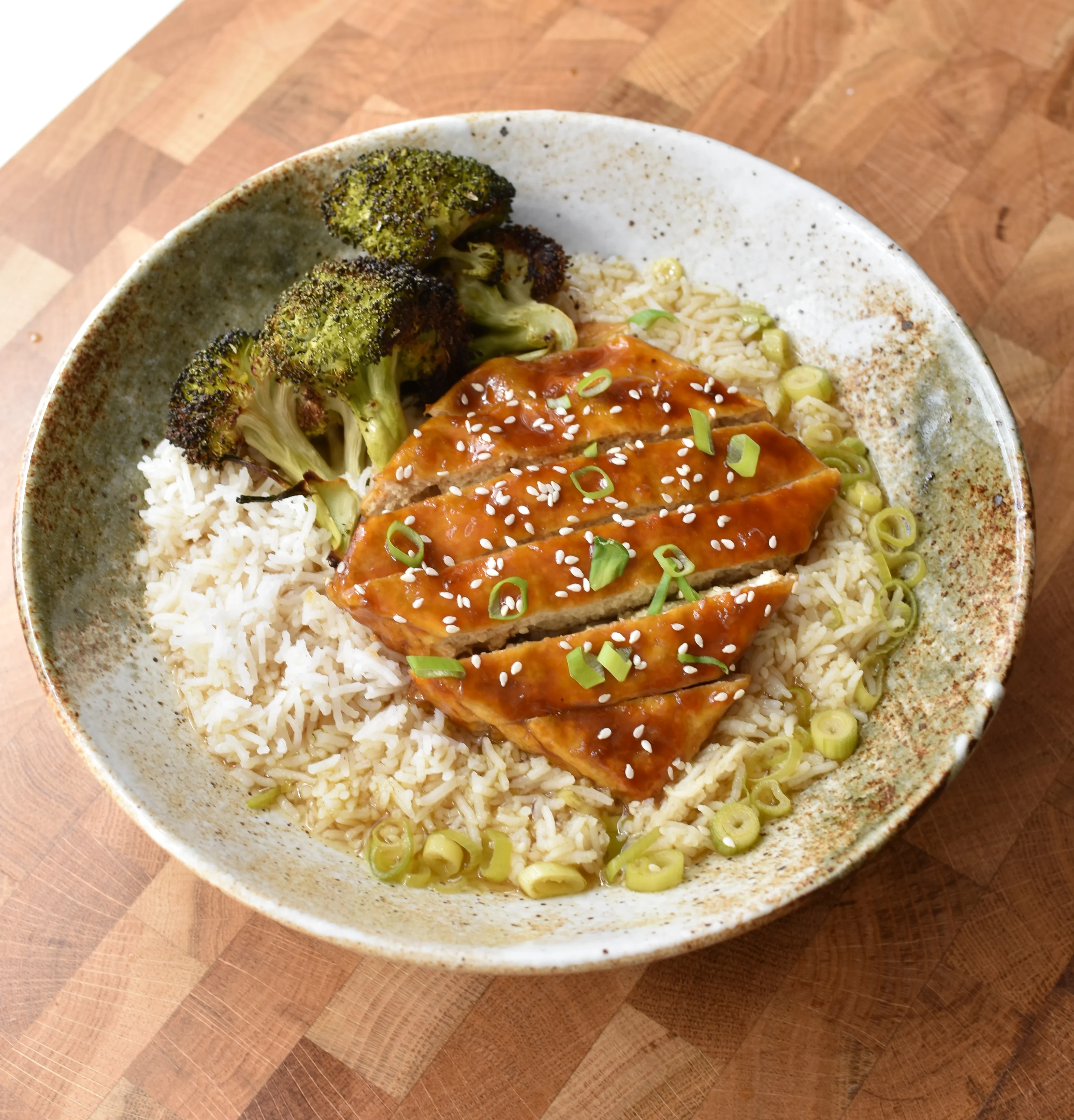 brothy-rice-with-teriyaki-tofu-steaks