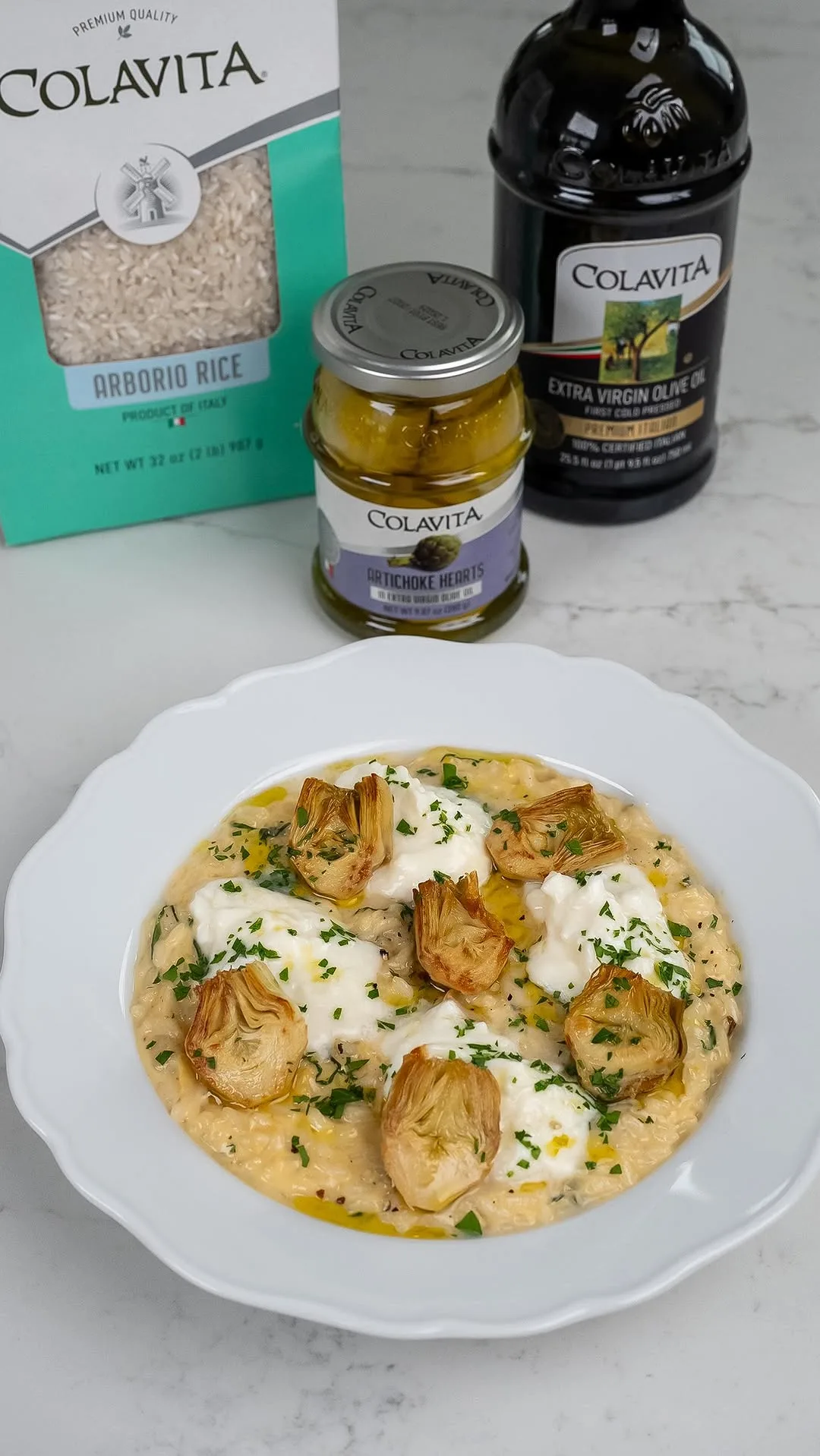 artichoke-and-burrata-risotto