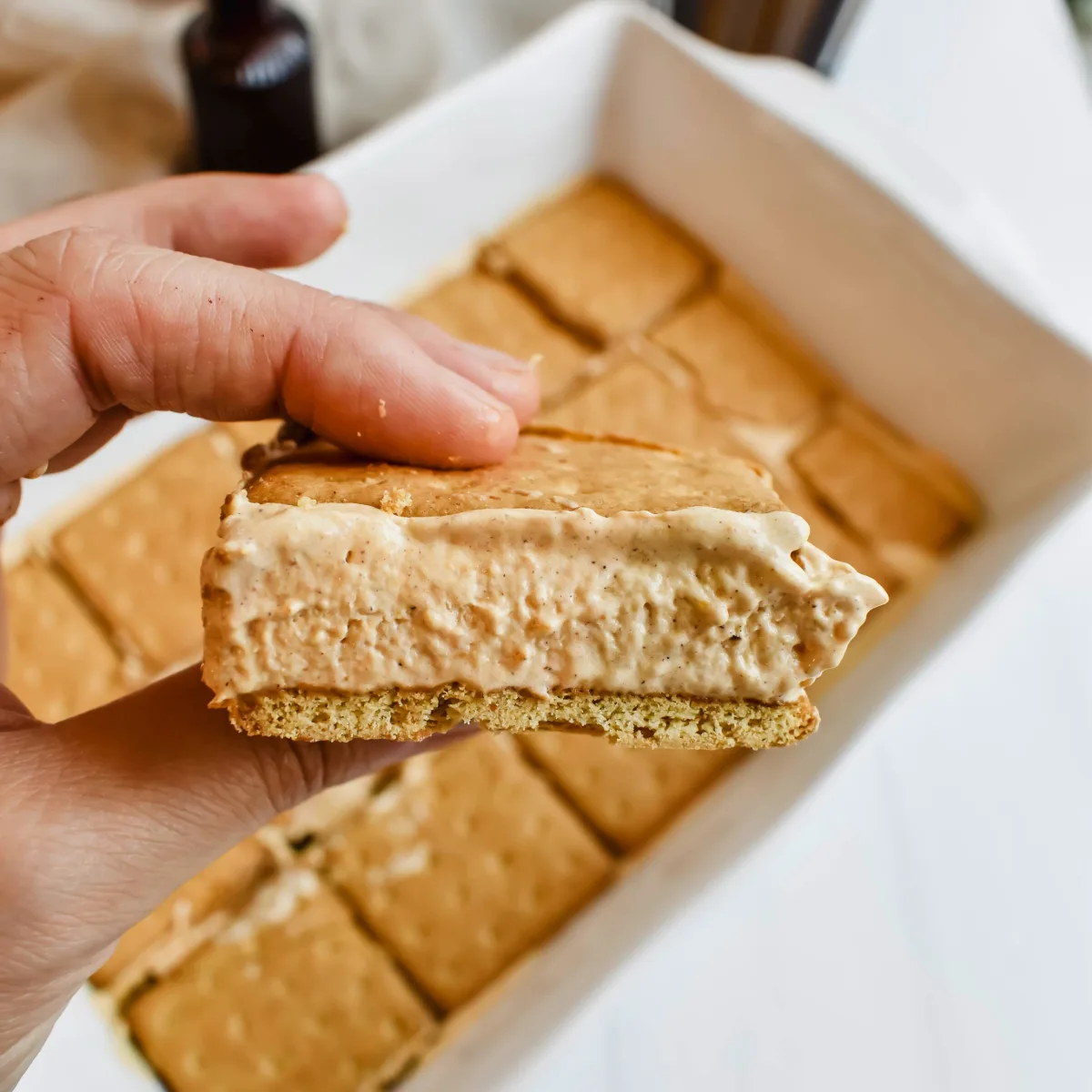 pumpkin-graham-cracker-ice-cream-sandwiches