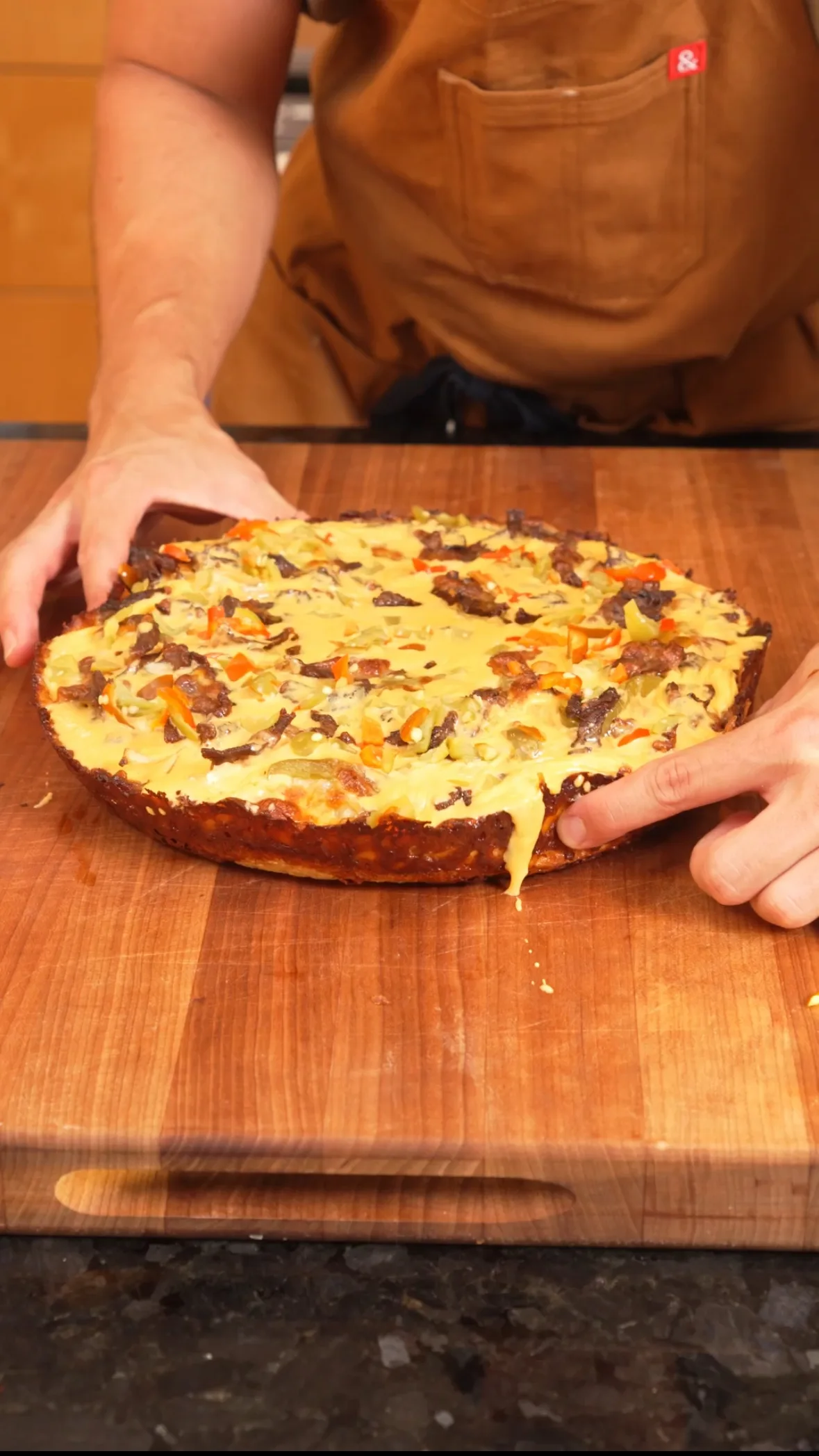 philly-cheesesteak-cast-iron-pizza
