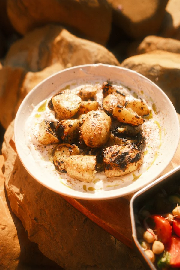 charred-za'atar-potatoes-recipe-with-pickled-salad