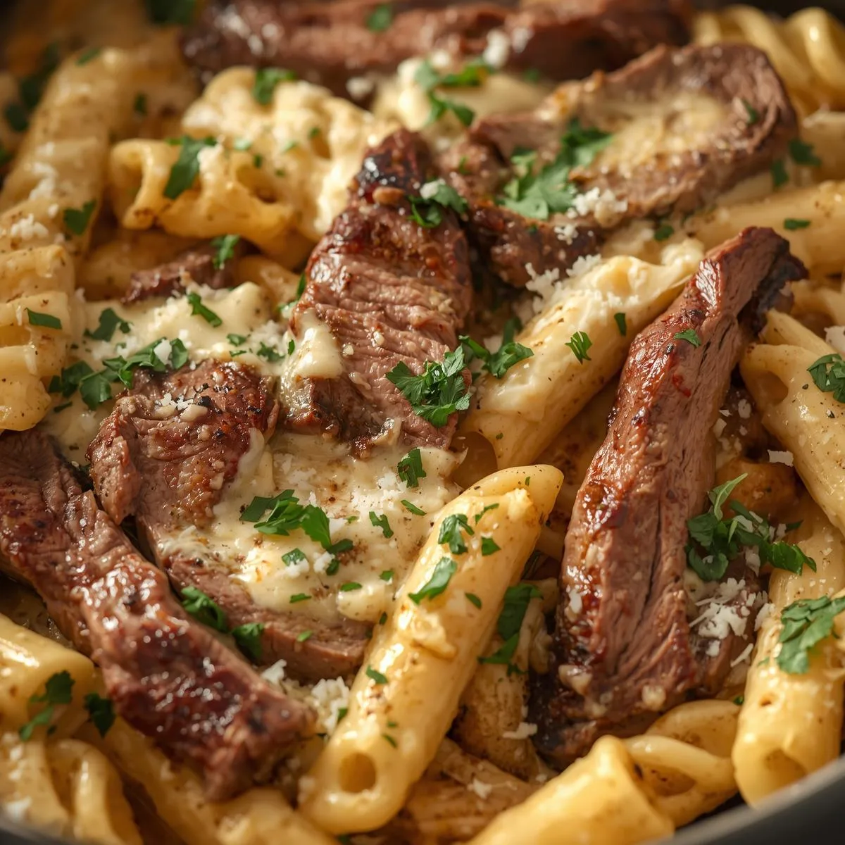protein-garlic-parmesan-steak-alfredo-pasta