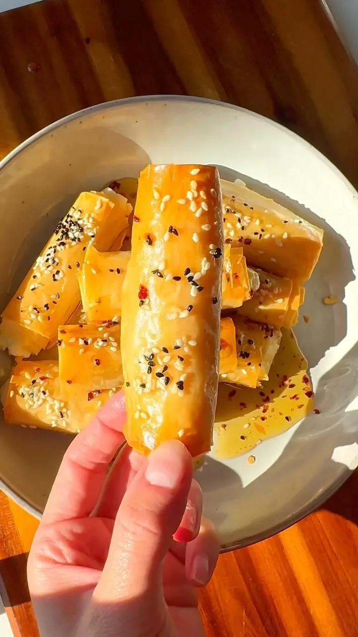 baked-feta-parcels-with-warm-honey