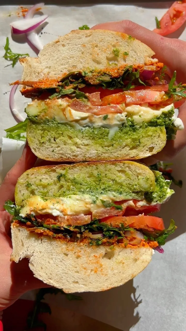 red-pepper-spread-and-burrata-sandwich