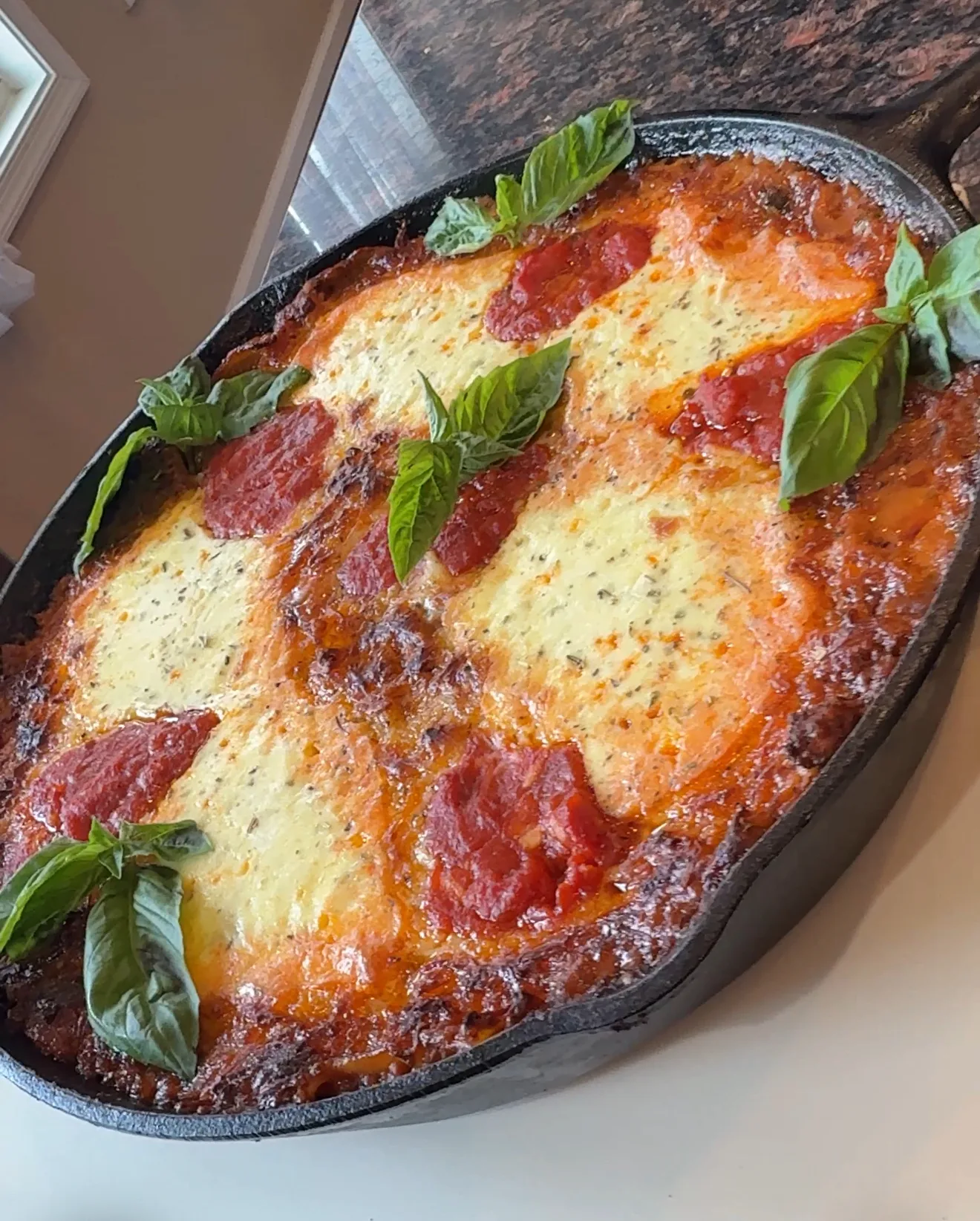 one-skillet-lasagna-with-mirepoix-ground-beef-and-italian-sausage