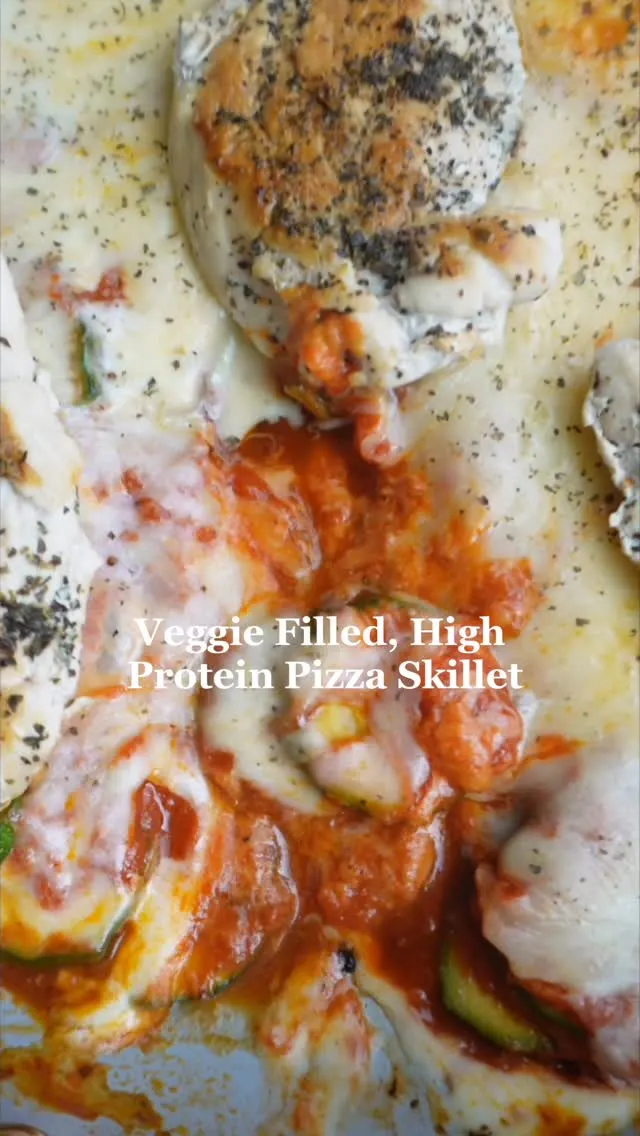 veggie-filled-pizza-skillet-(high-protein)