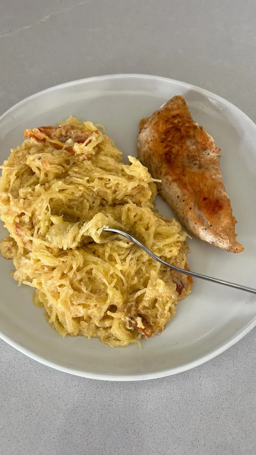creamy-goat-cheese-spaghetti-squash