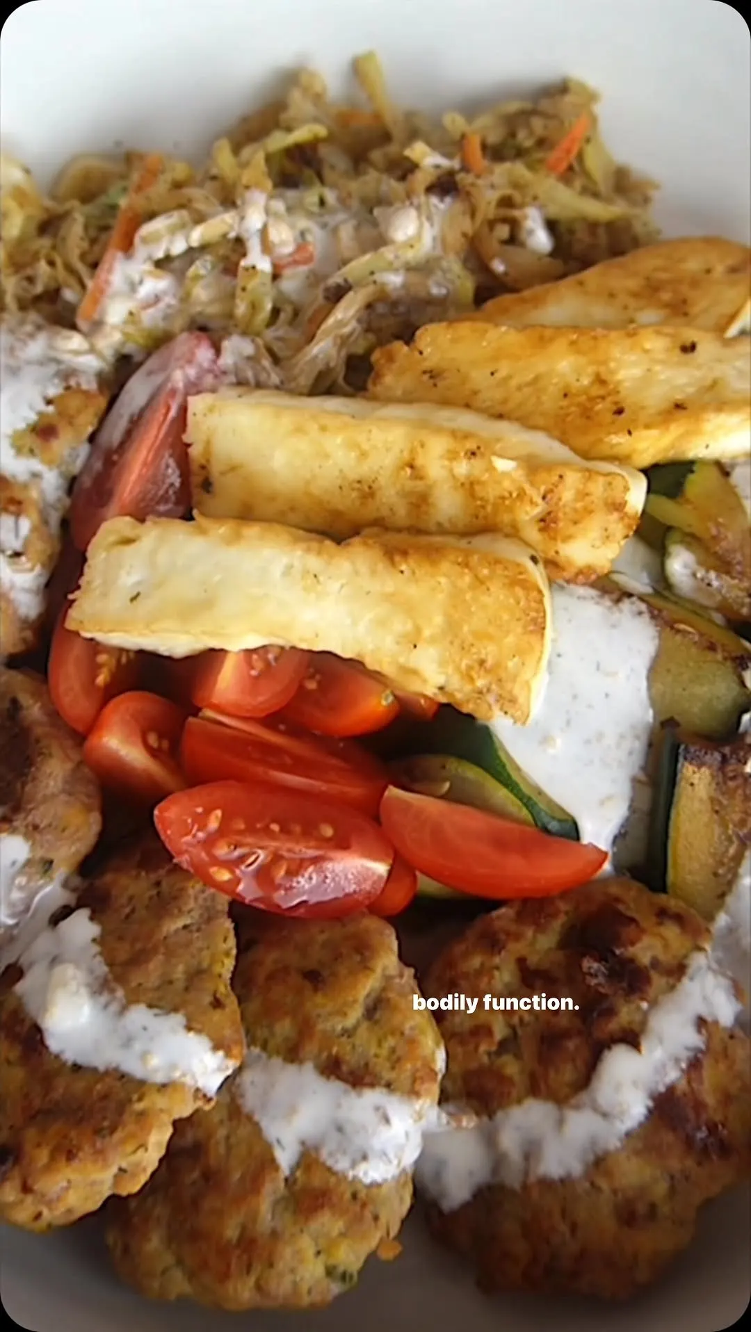 halloumi-and-chicken-protein-bowls