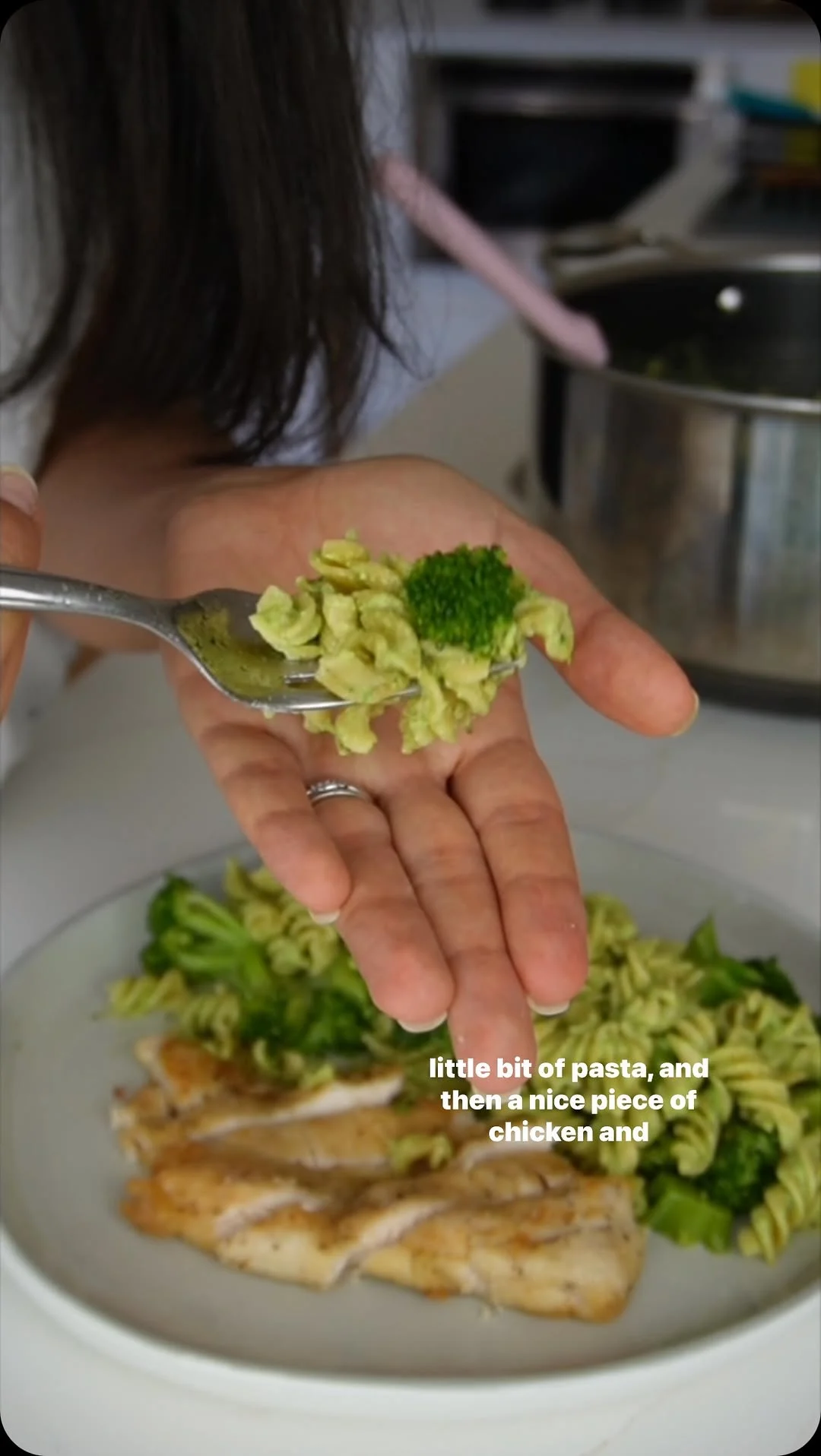 healthy-basil-pasta-with-chicken-cutlets
