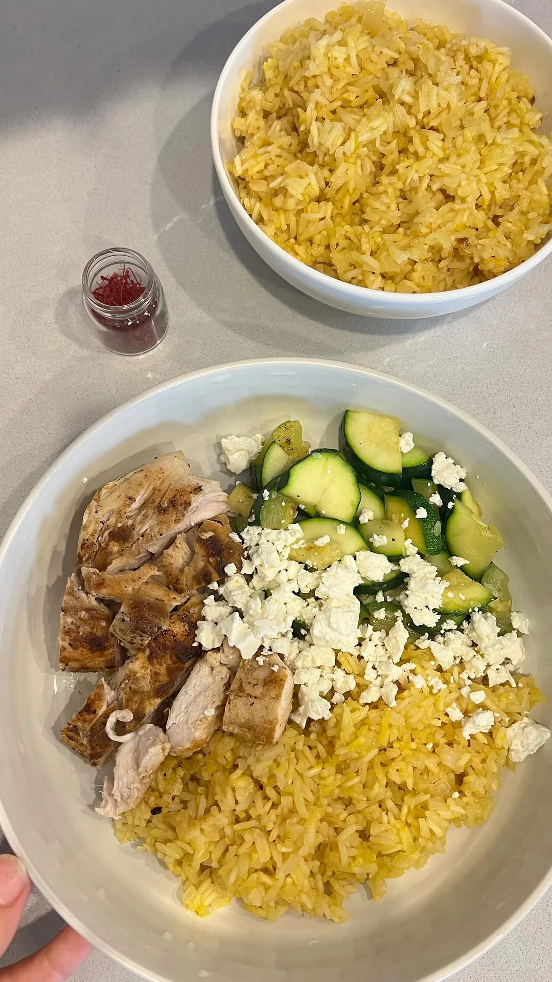 saffron-cauliflower-rice-fluff