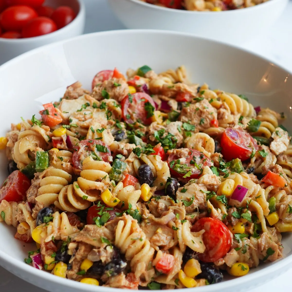 southwest-tuna-pasta-salad