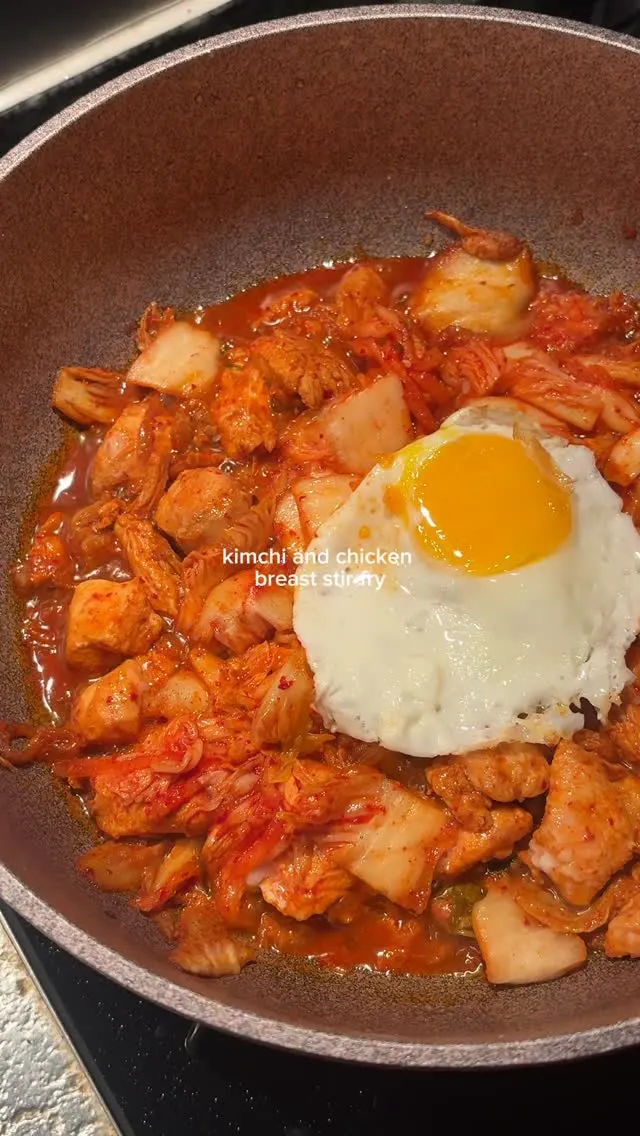 kimchi-chicken-breast-stir-fry
