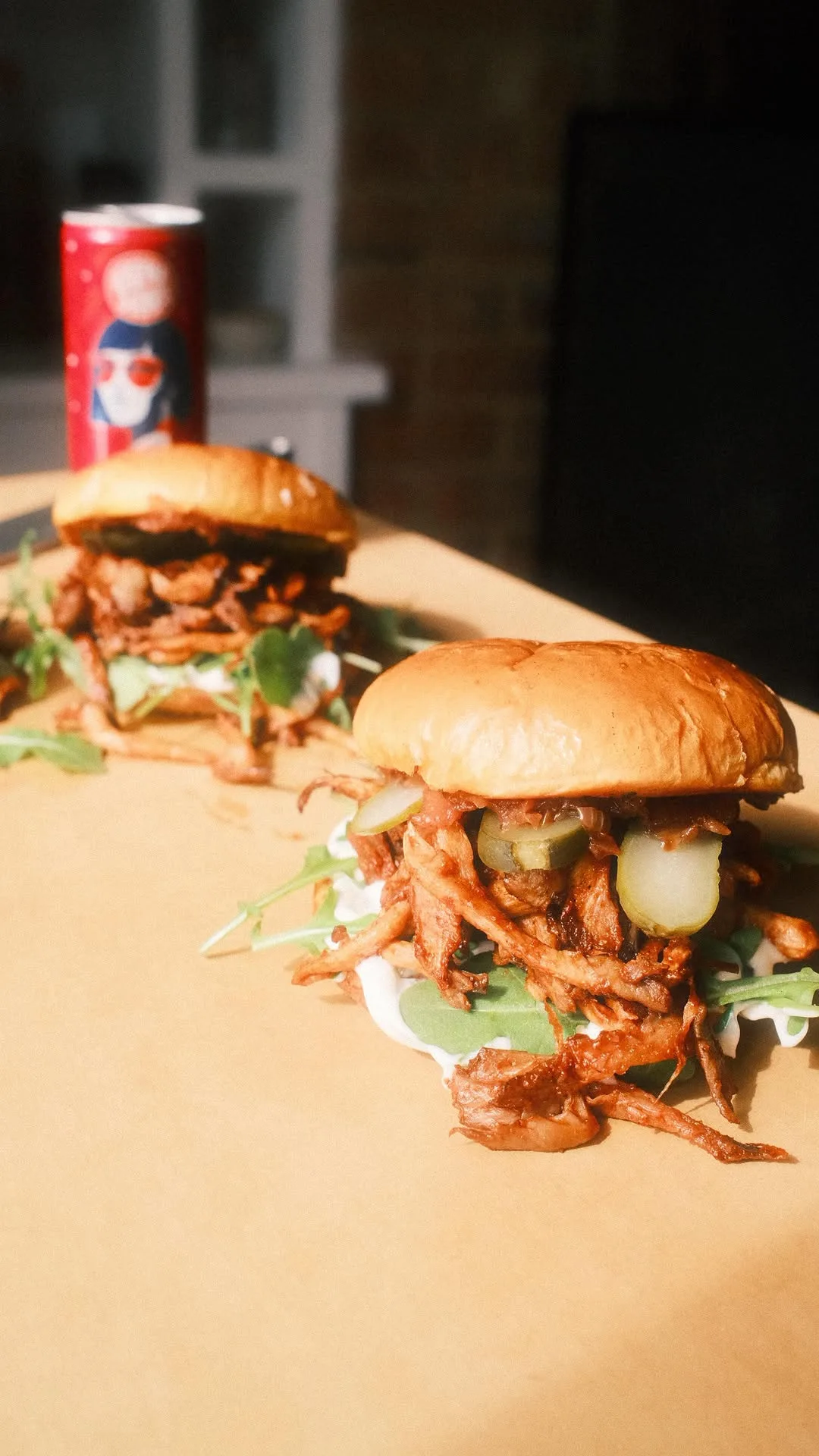 cherry-oyster-mushroom-sliders-with-a-cherry-onion-relish