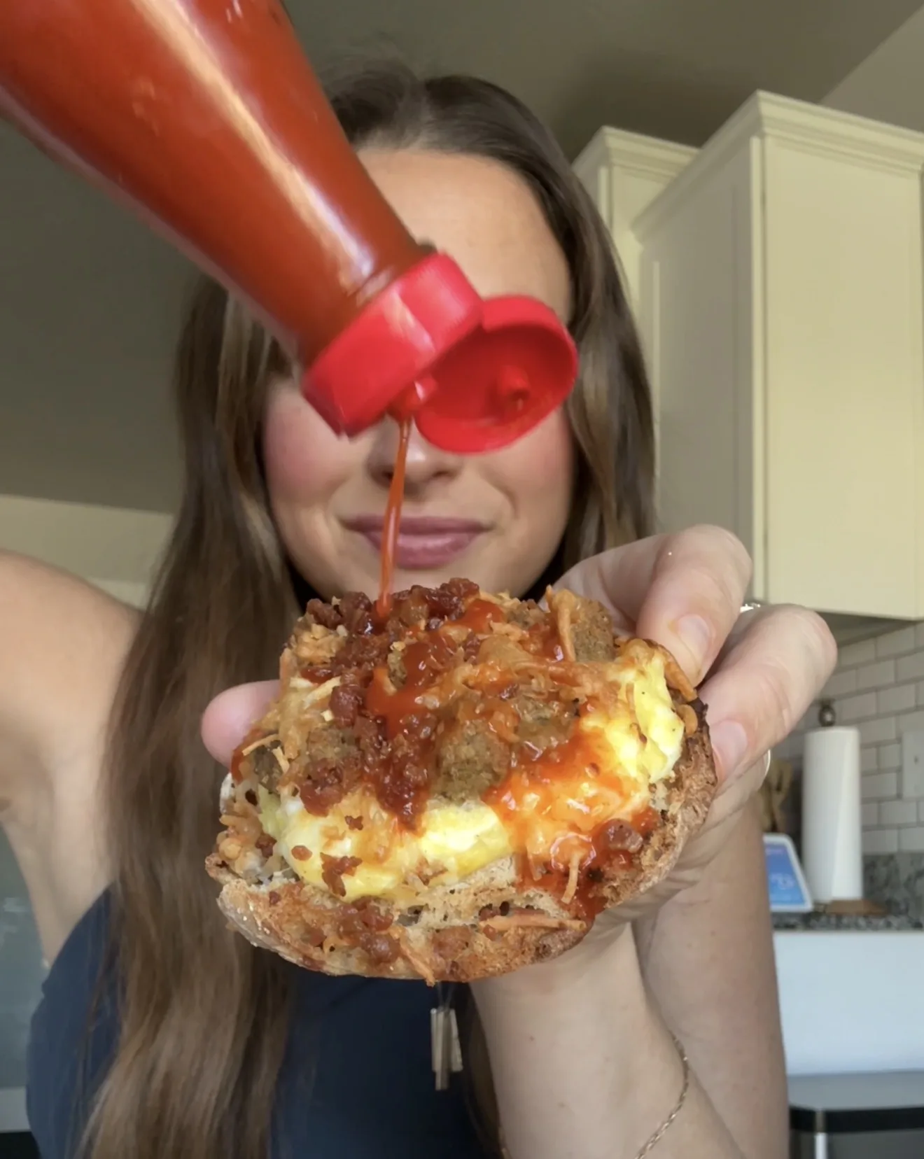 spicy-sausage-bacon-breakfast-muffins