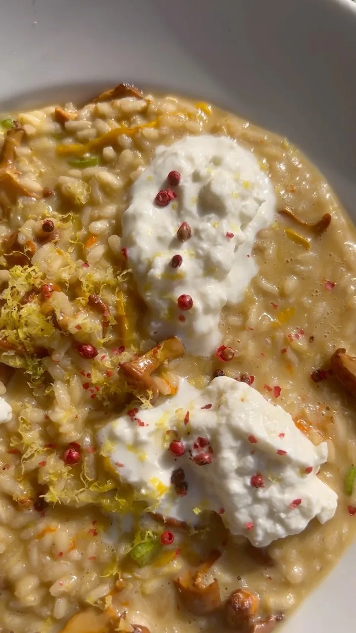 zucchini-and-chanterelle-risotto