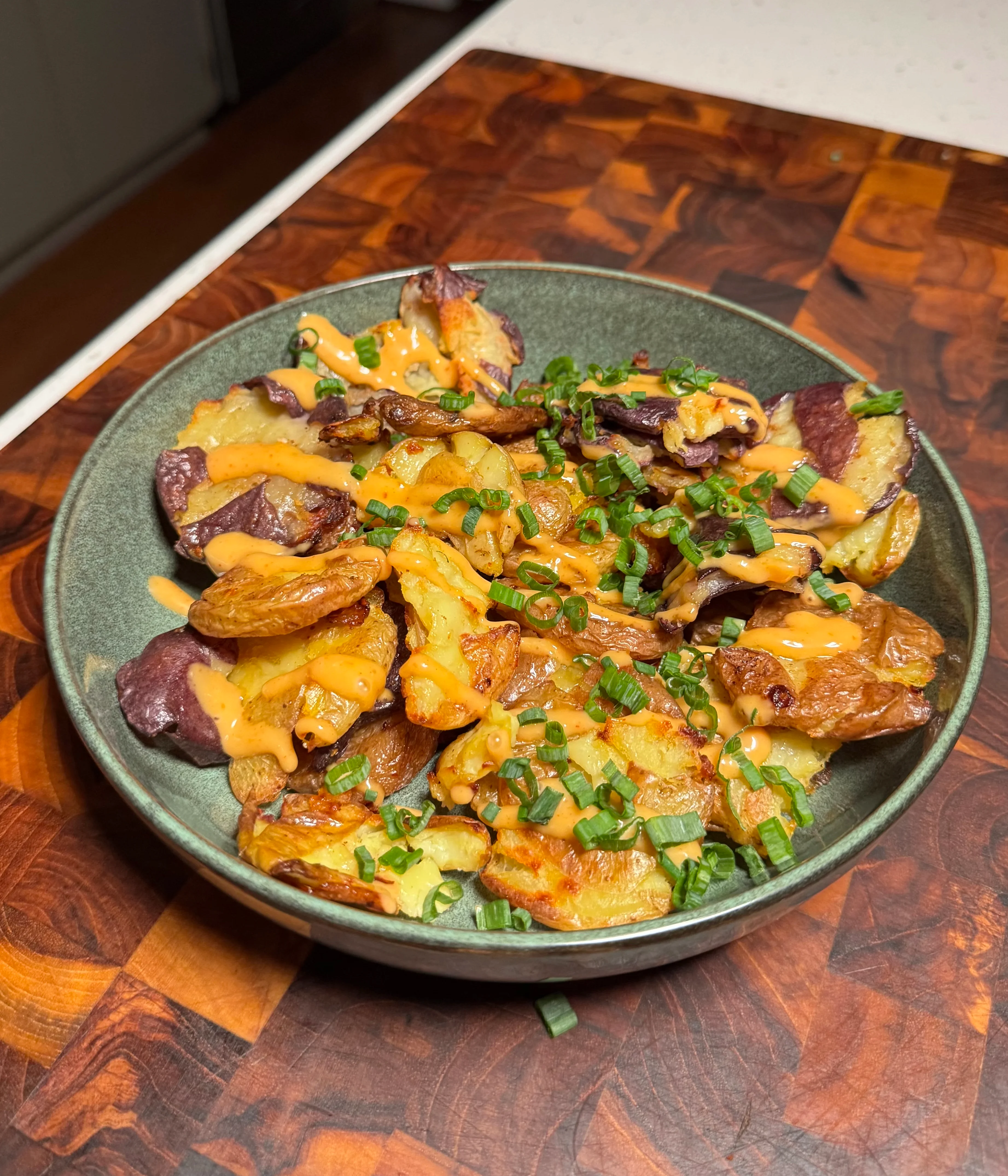 miso-browned-butter-smashed-potatoes