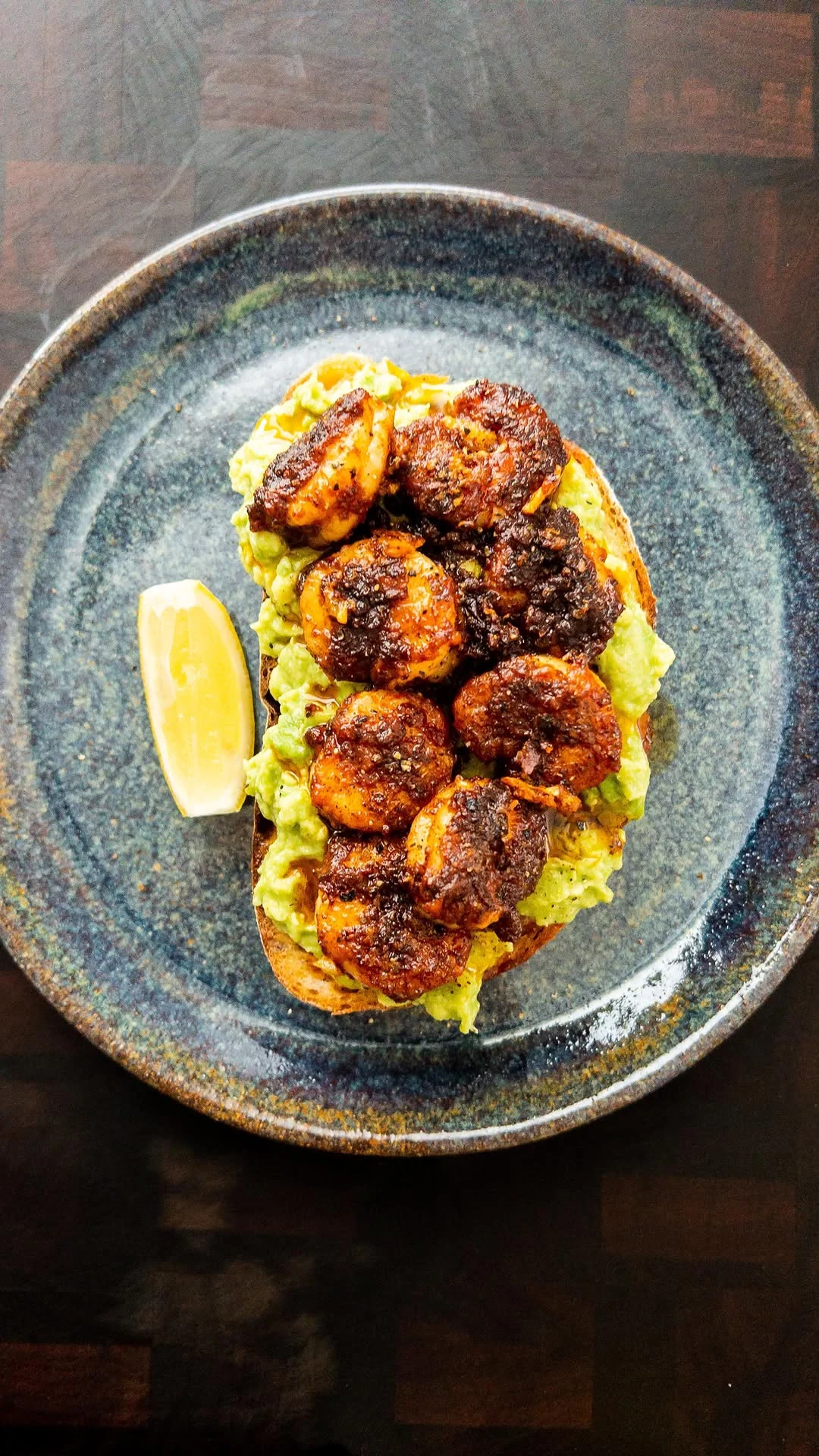 garlic-shrimp-avocado-toast