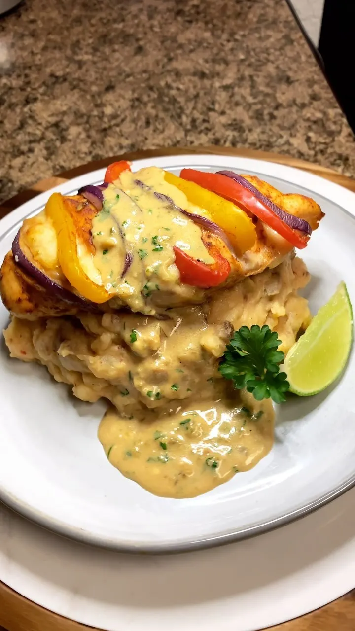 fajita-stuffed-chicken-with-roasted-jalapeno-cream-sauce