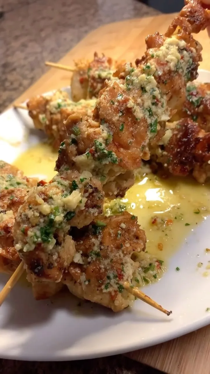 garlic-parmesan-chicken-skewers