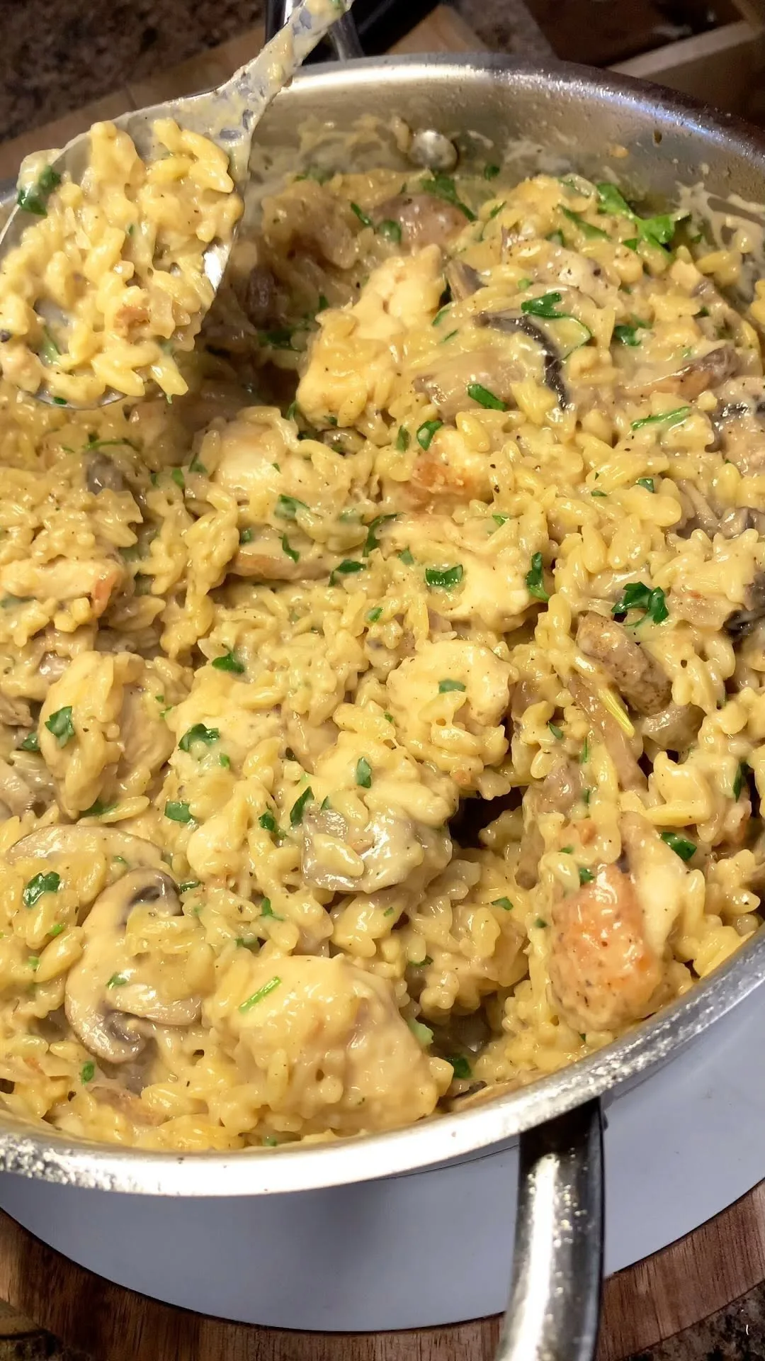 one-pot-chicken-marsala-orzo
