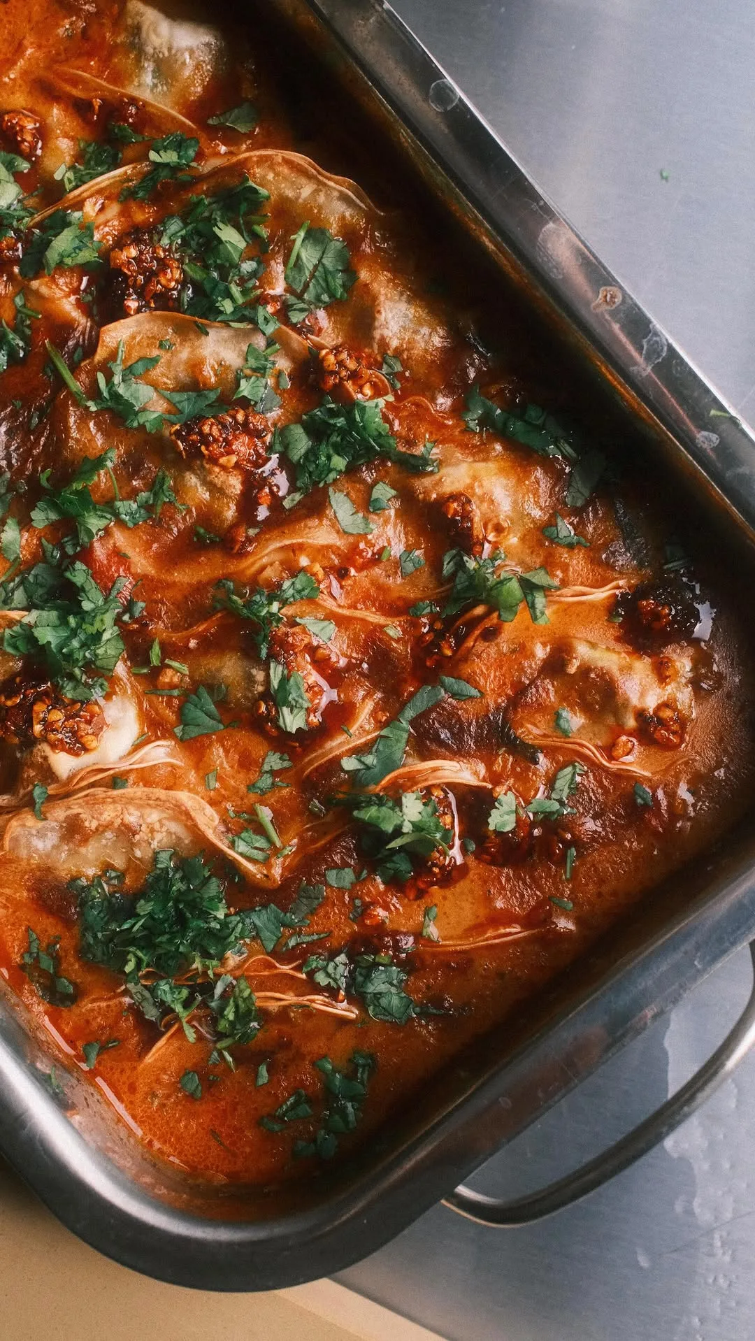 red-thai-curry-dumpling-tray-bake