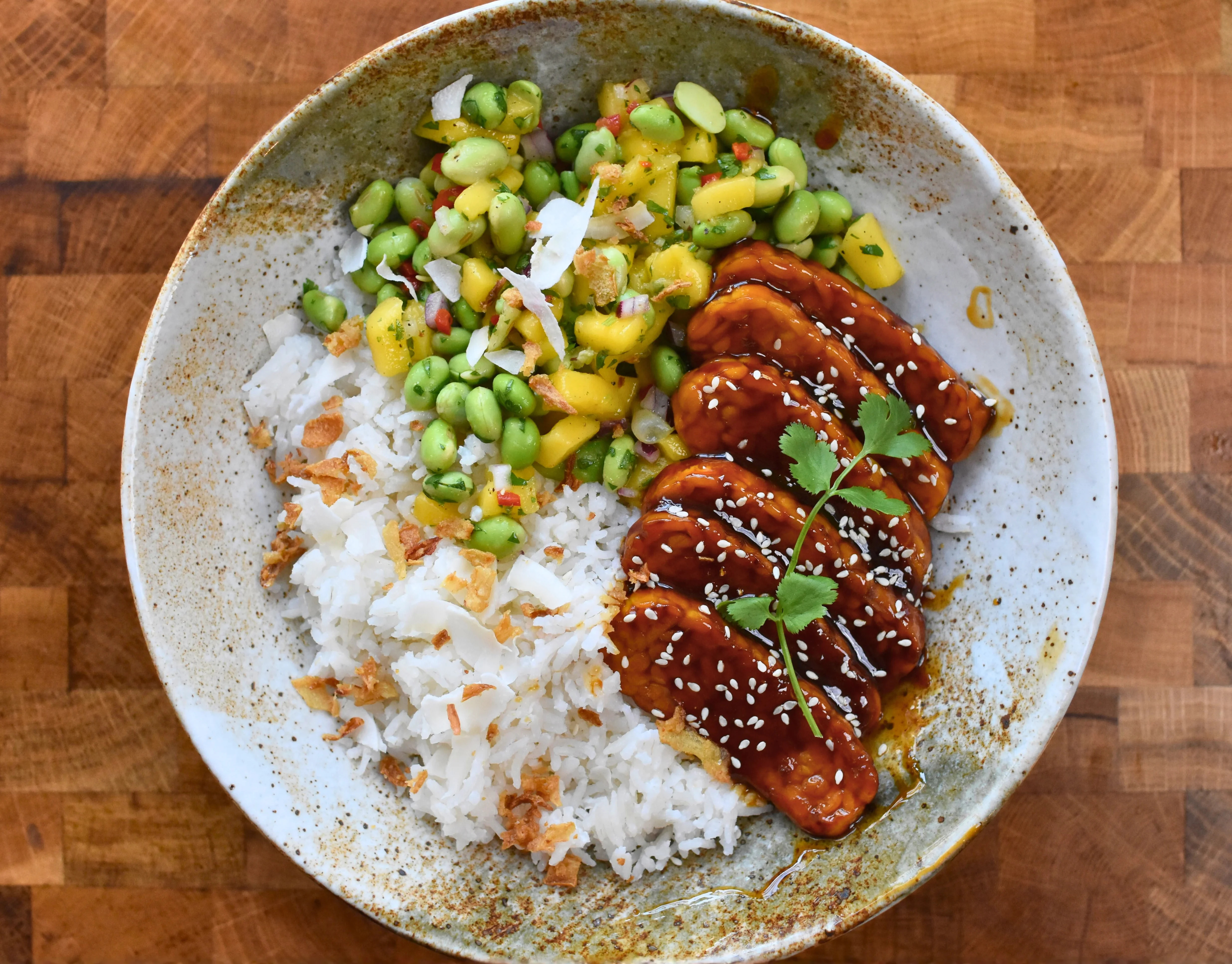 sticky-chili-lime-tempeh-with-coconut-rice