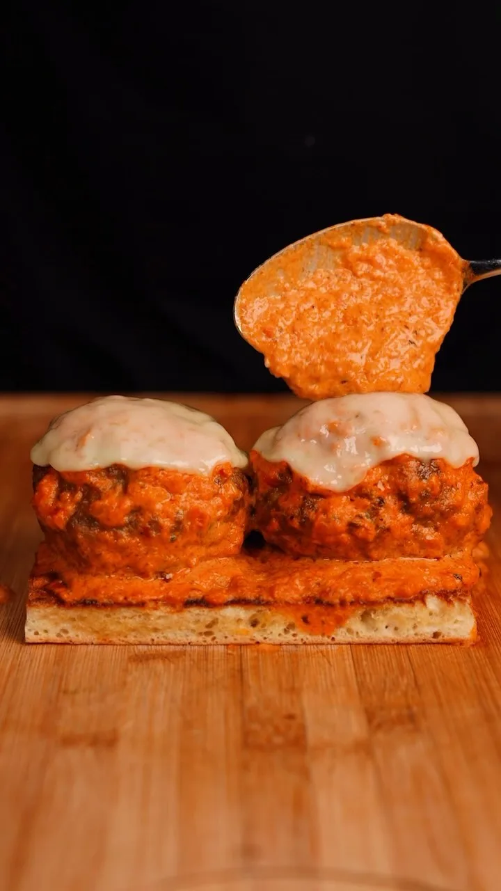 homemade-spicy-meatball-sandwich