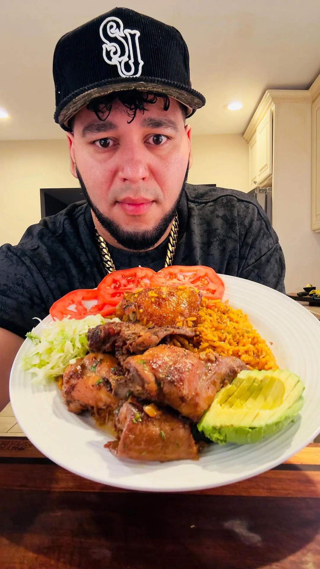 conejo-al-ajillo-con-arroz-de-pollo