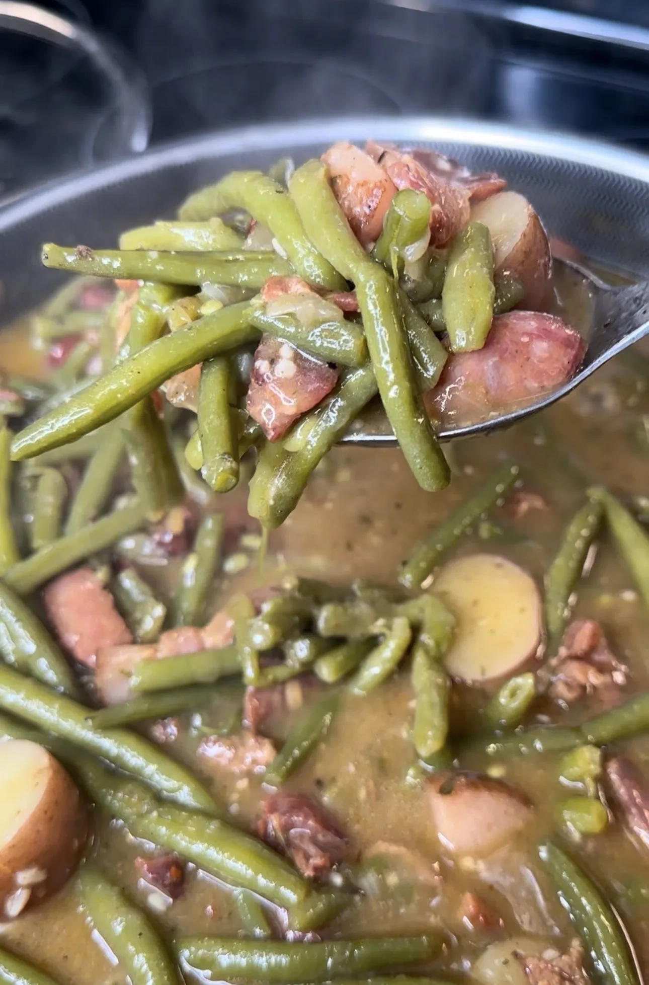 smothered-green-beans
