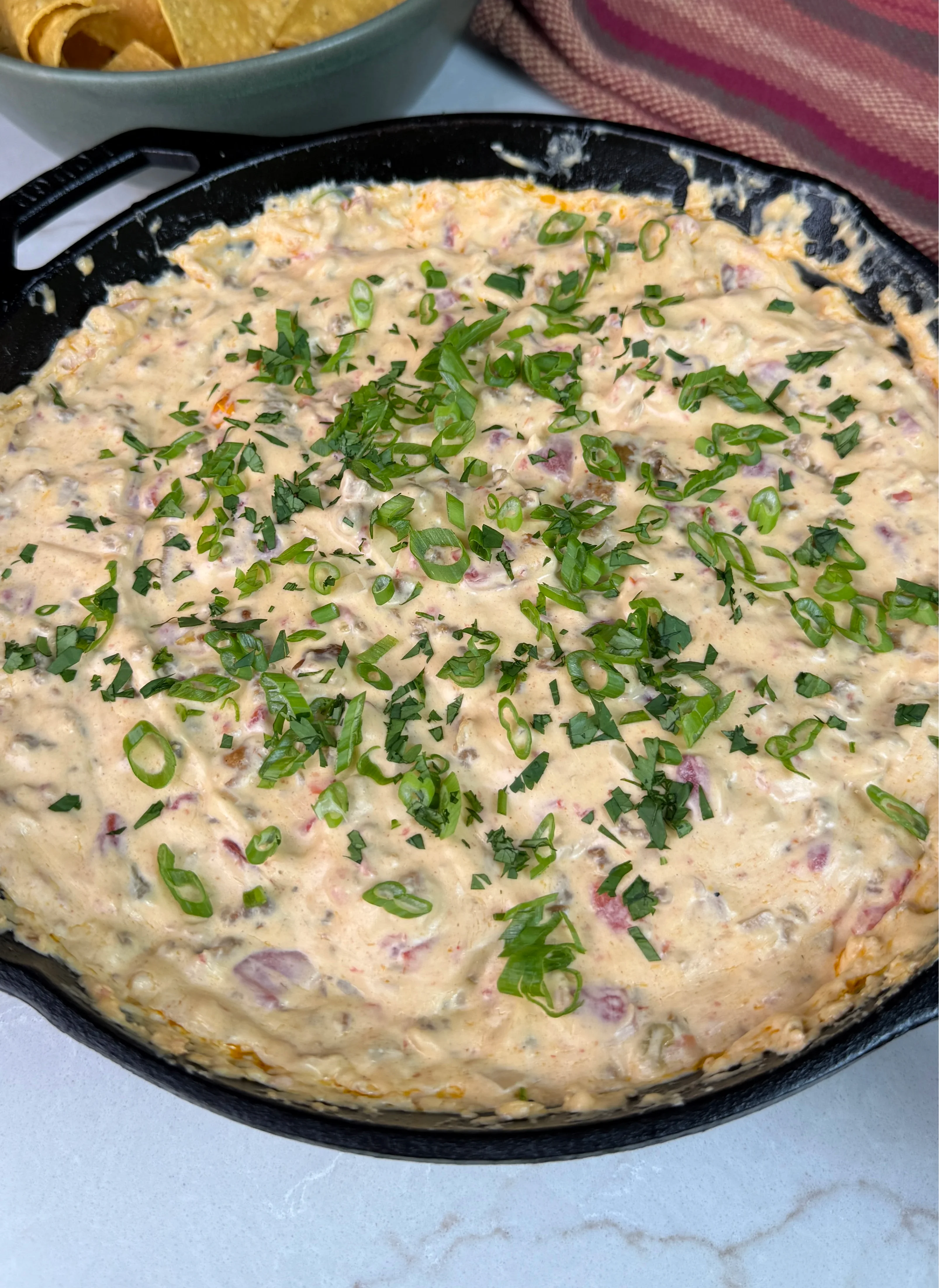 cheesy-chorizo-skillet-dip