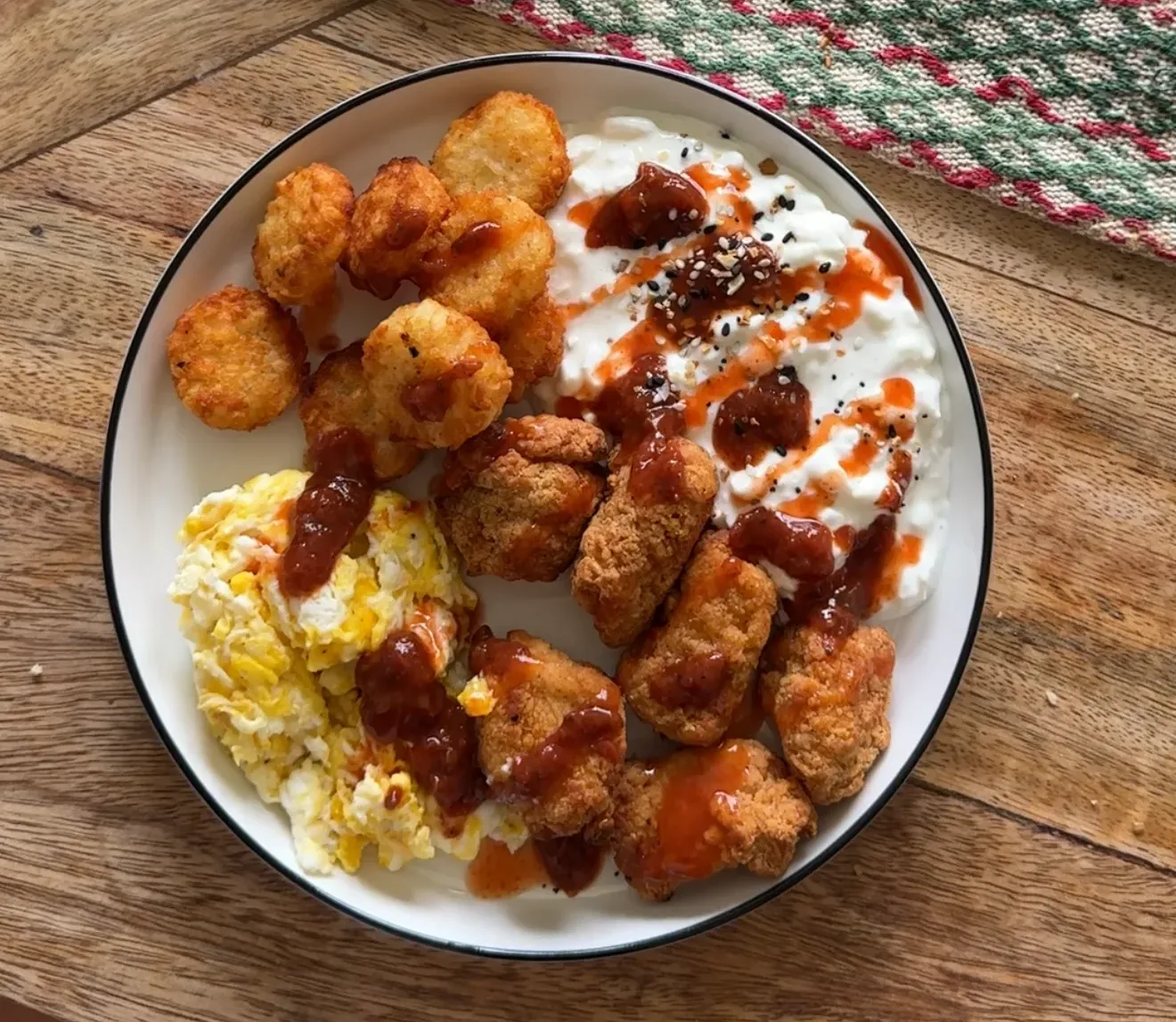 chicken-hash-cottage-cheese-bowl