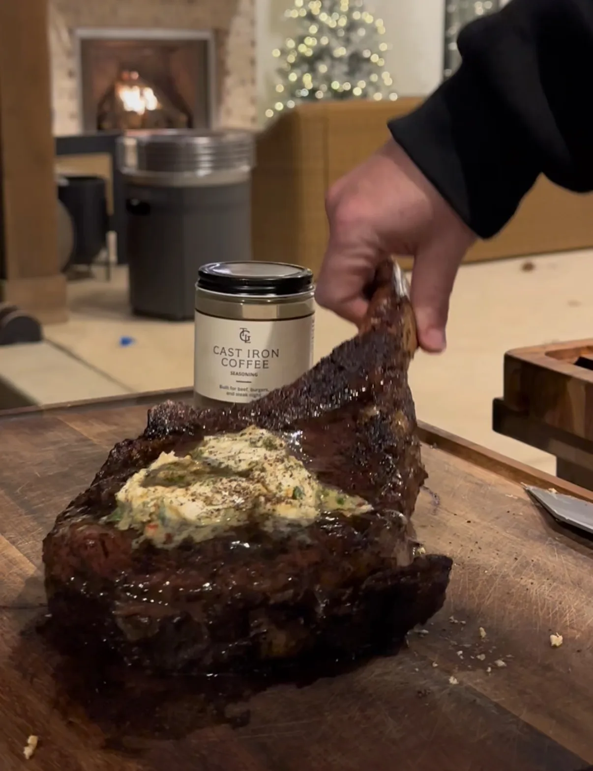tomahawk-reverse-seared-steaks-with-cowboy-butter