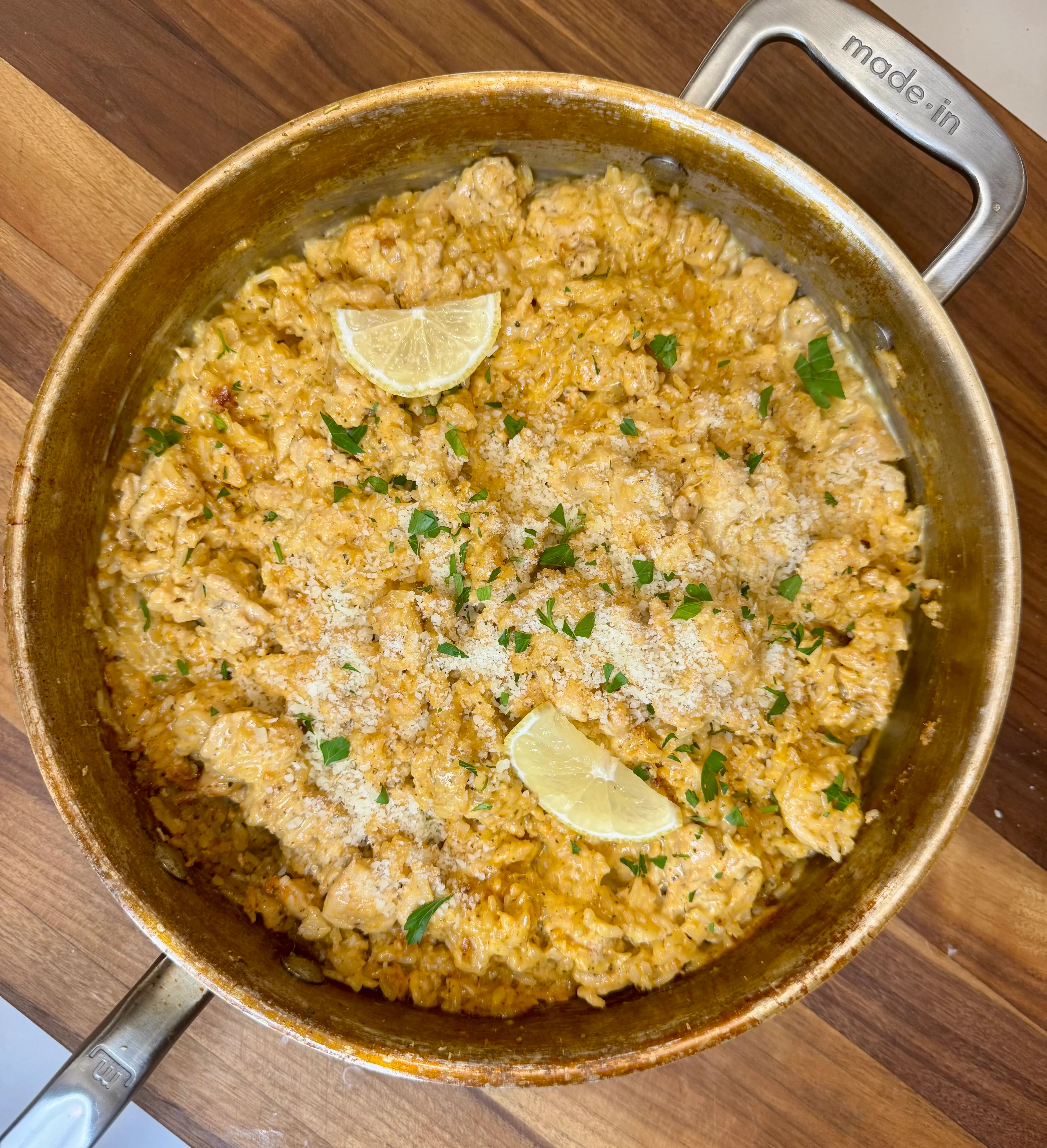 one-pan-lemon-parmesan-chicken-and-rice