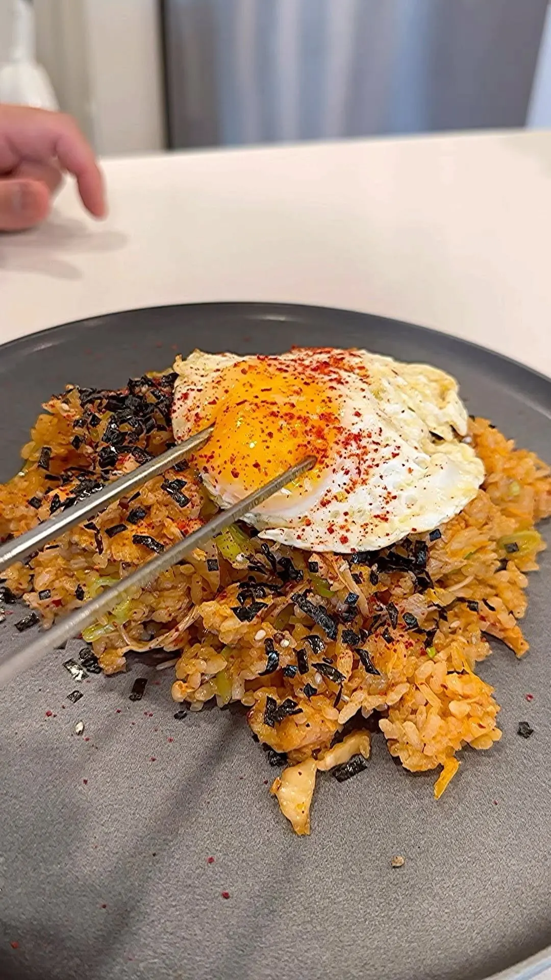 chicken-and-kimchi-fried-rice