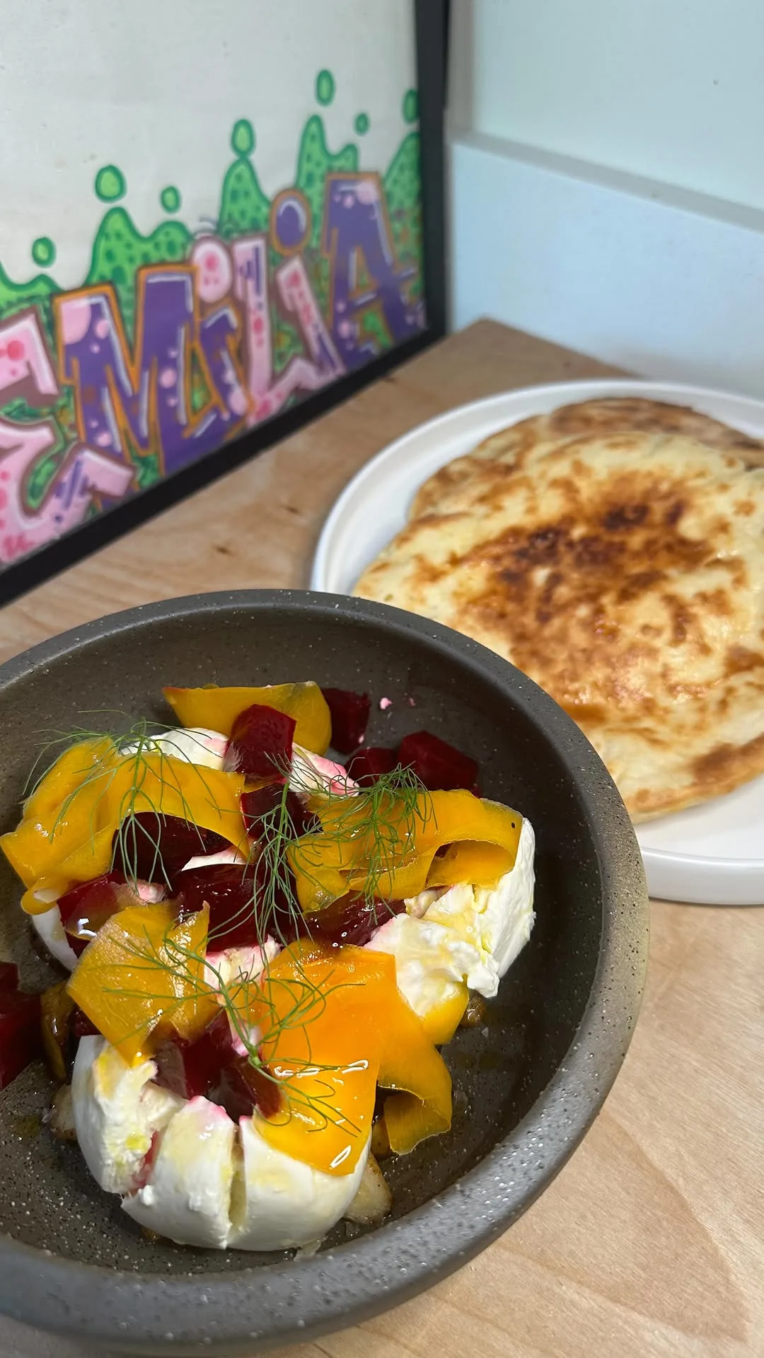 elevated-burrata-with-roasted-beets-and-pickled-butternut-squash